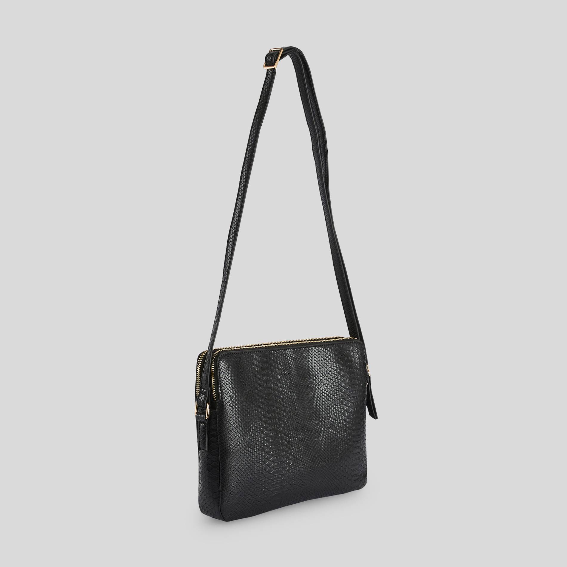 Sac 2 compartiments, Noir, large image number 0