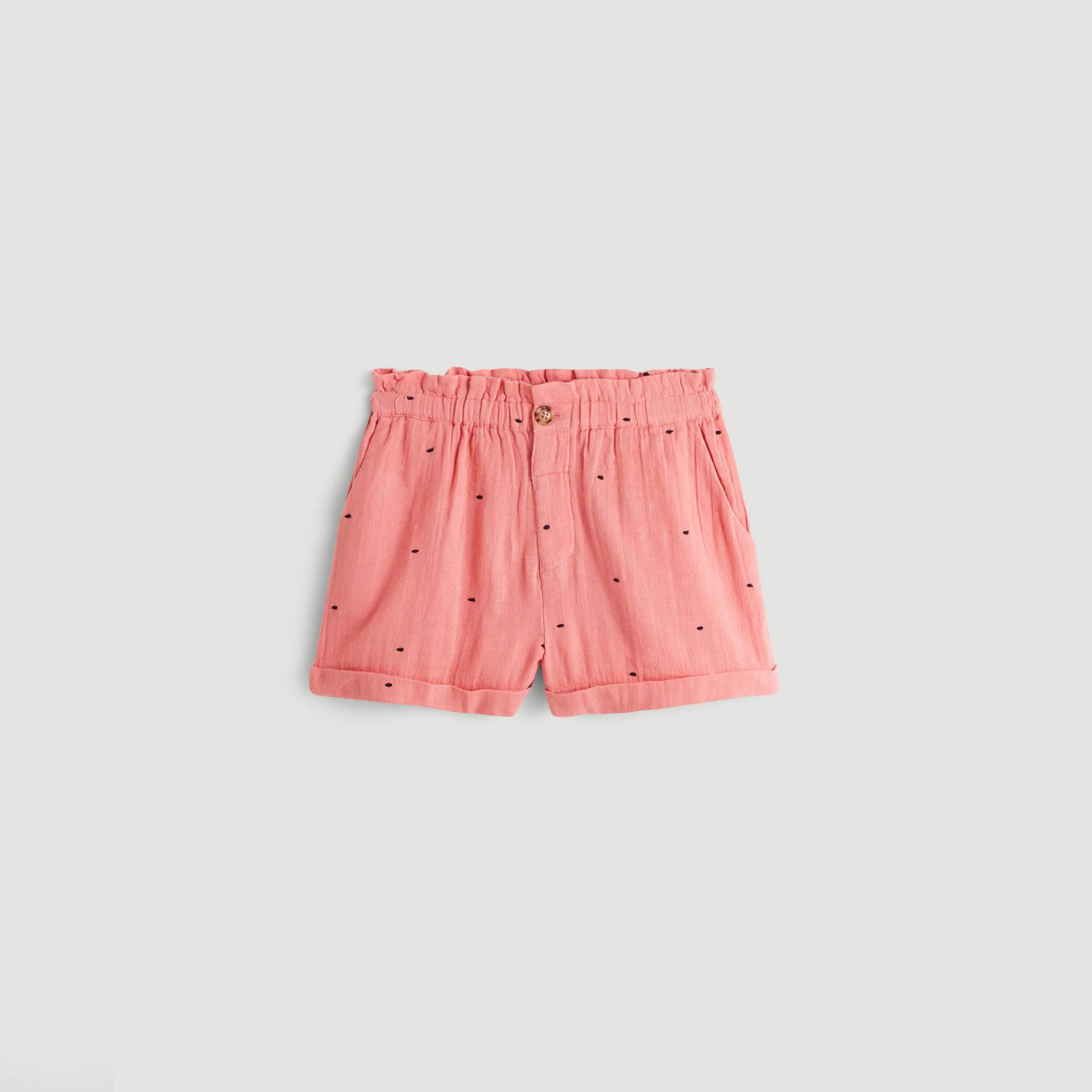 Short brodé, Rose, large image number 0