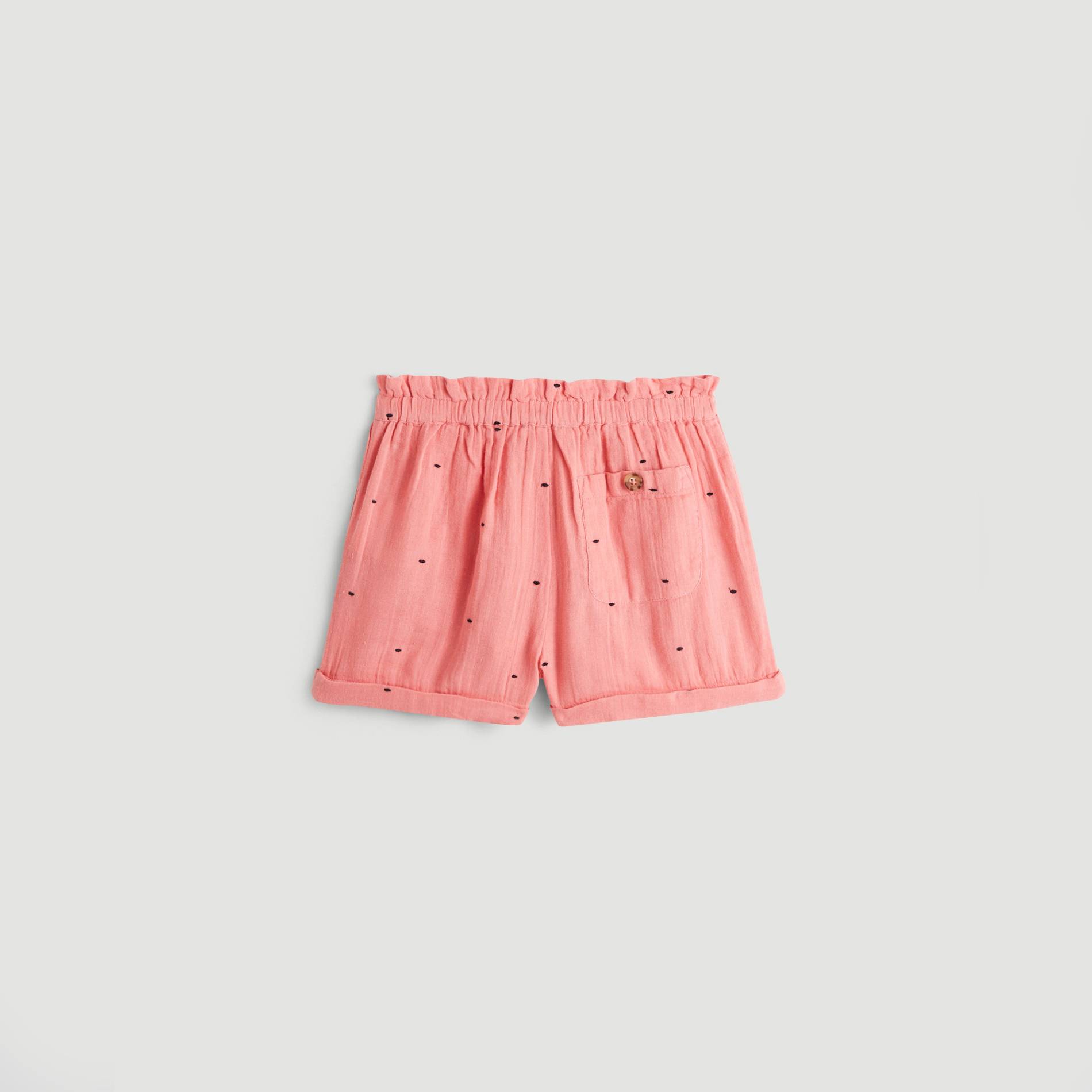 Short brodé, Rose, large image number 1