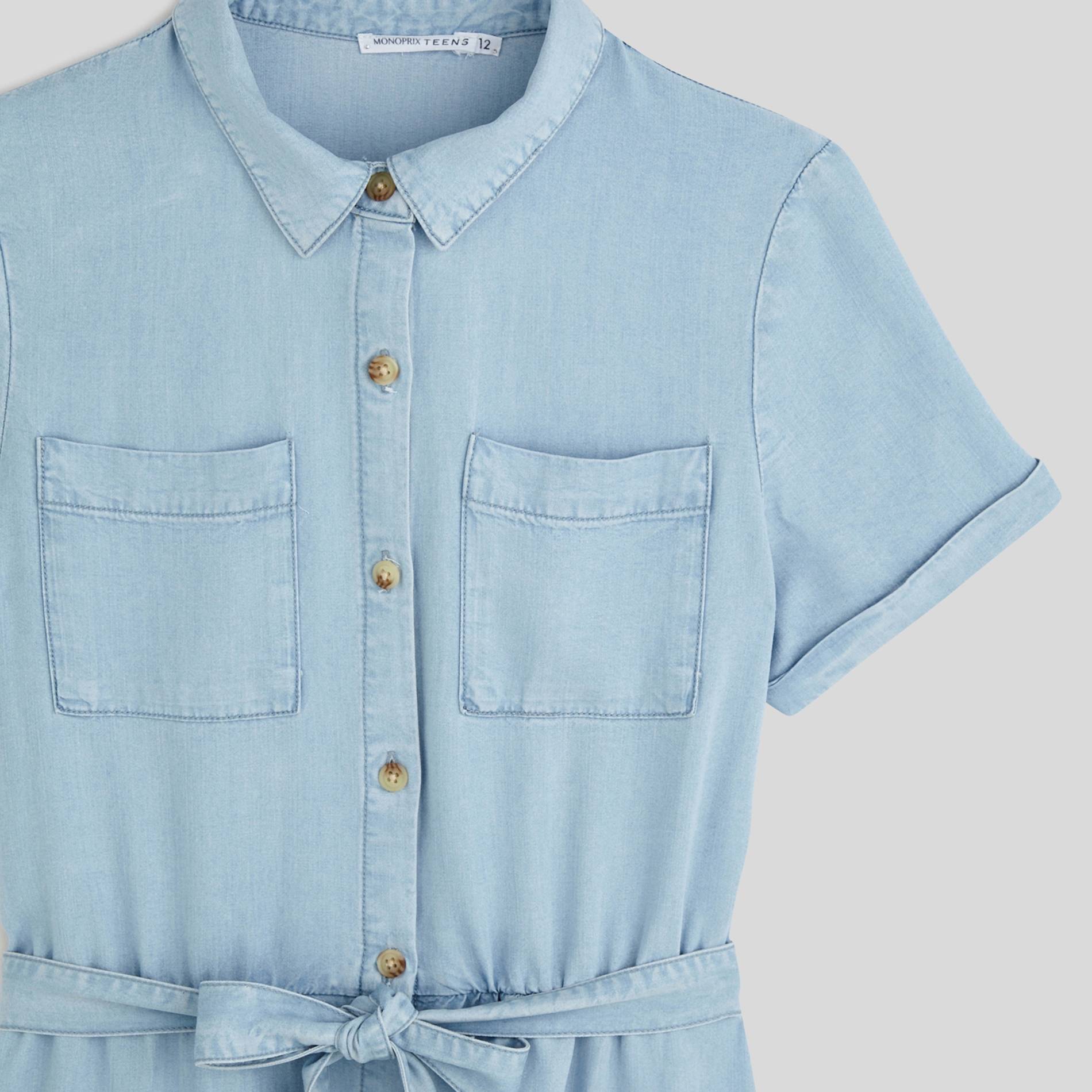 Robe en denim, Bleu pâle, large image number 2.0