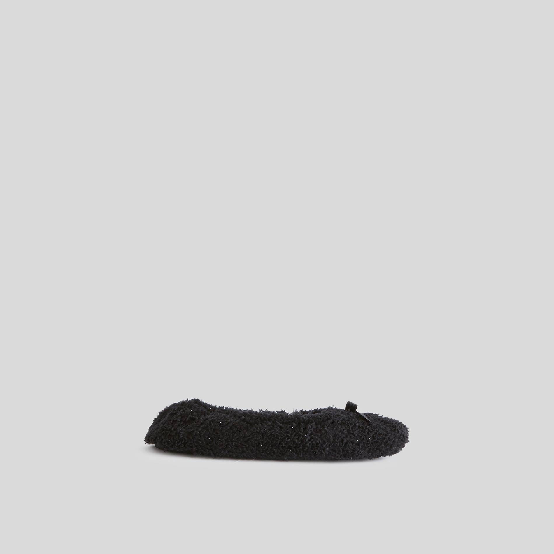 Chaussons forme ballerine, Noir, large image number 0.0