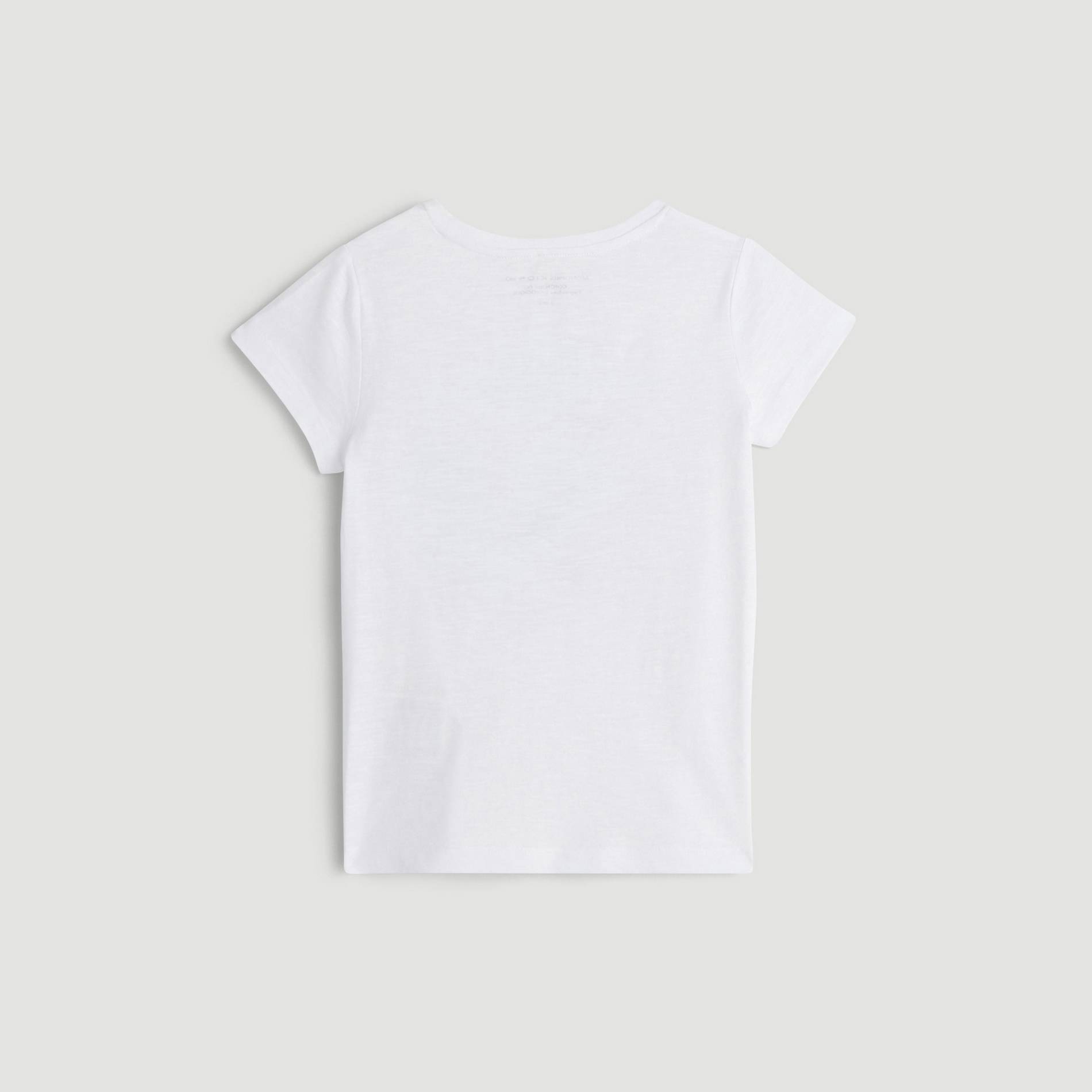 T-shirt manches courtes en coton BIO, Blanc, large image number 1