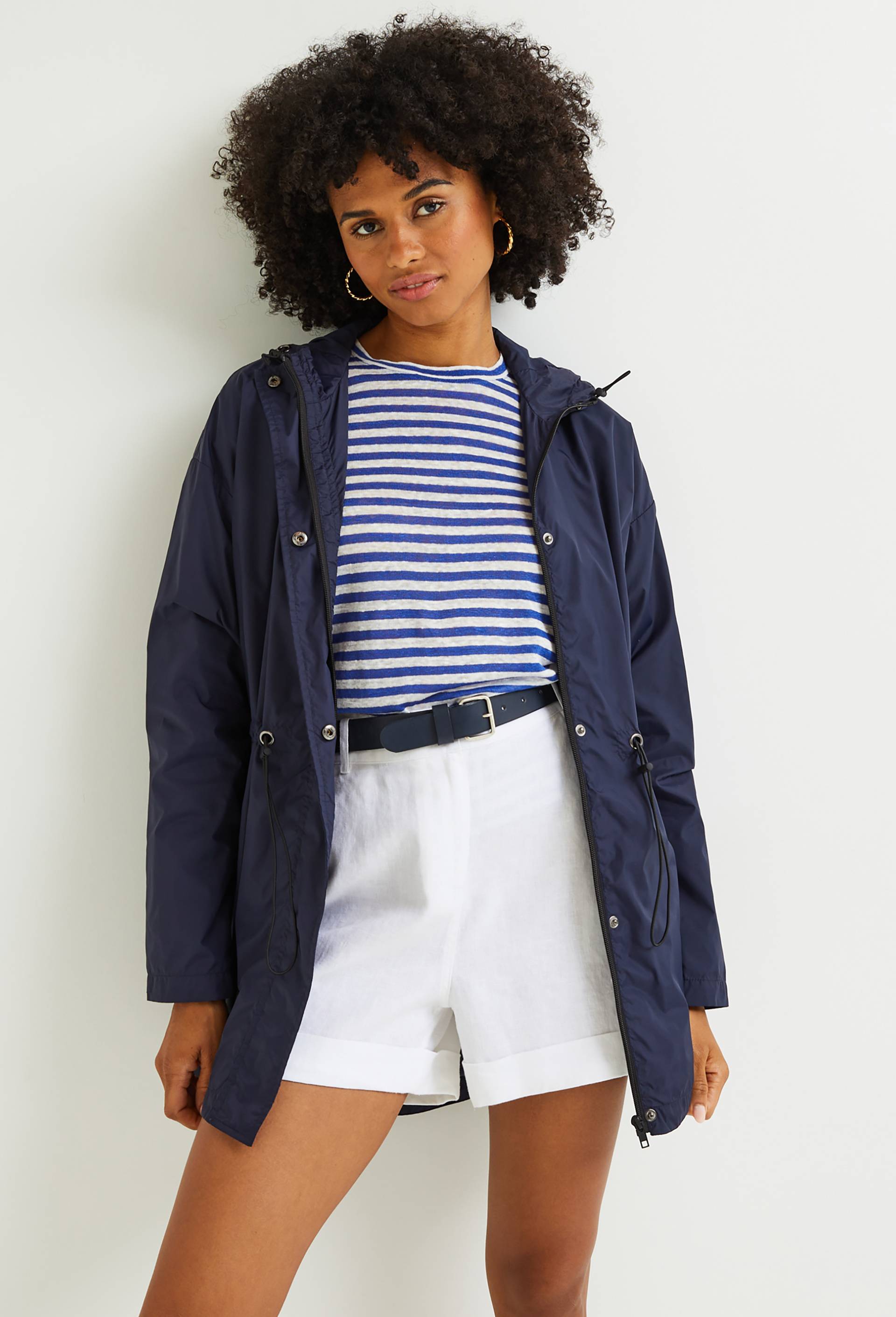 MANTEAU DE PLUIE, Bleu foncé, large image number 0.0
