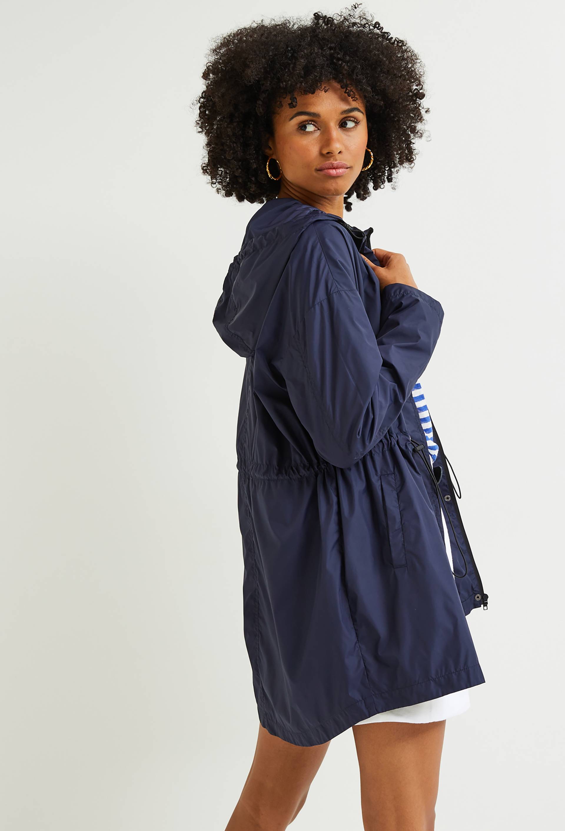 MANTEAU DE PLUIE, Bleu foncé, large image number 1.0