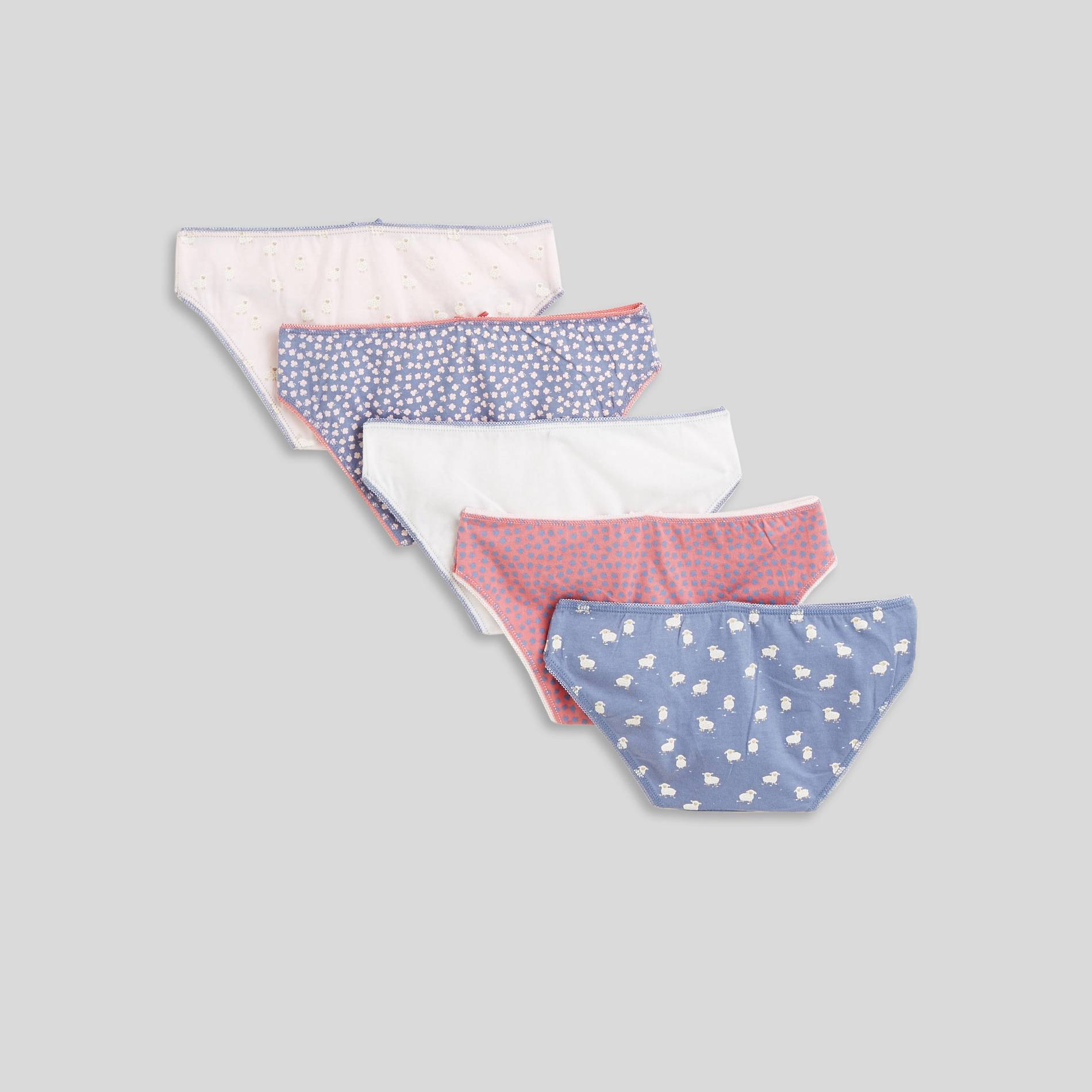 Pocket de 5 culottes, Bois de rose, large image number 1