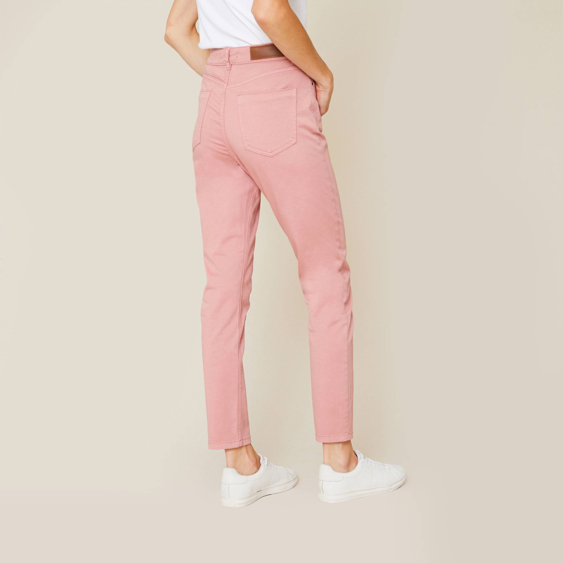 Pantalon slim à poches, Bois de rose, large image number 1
