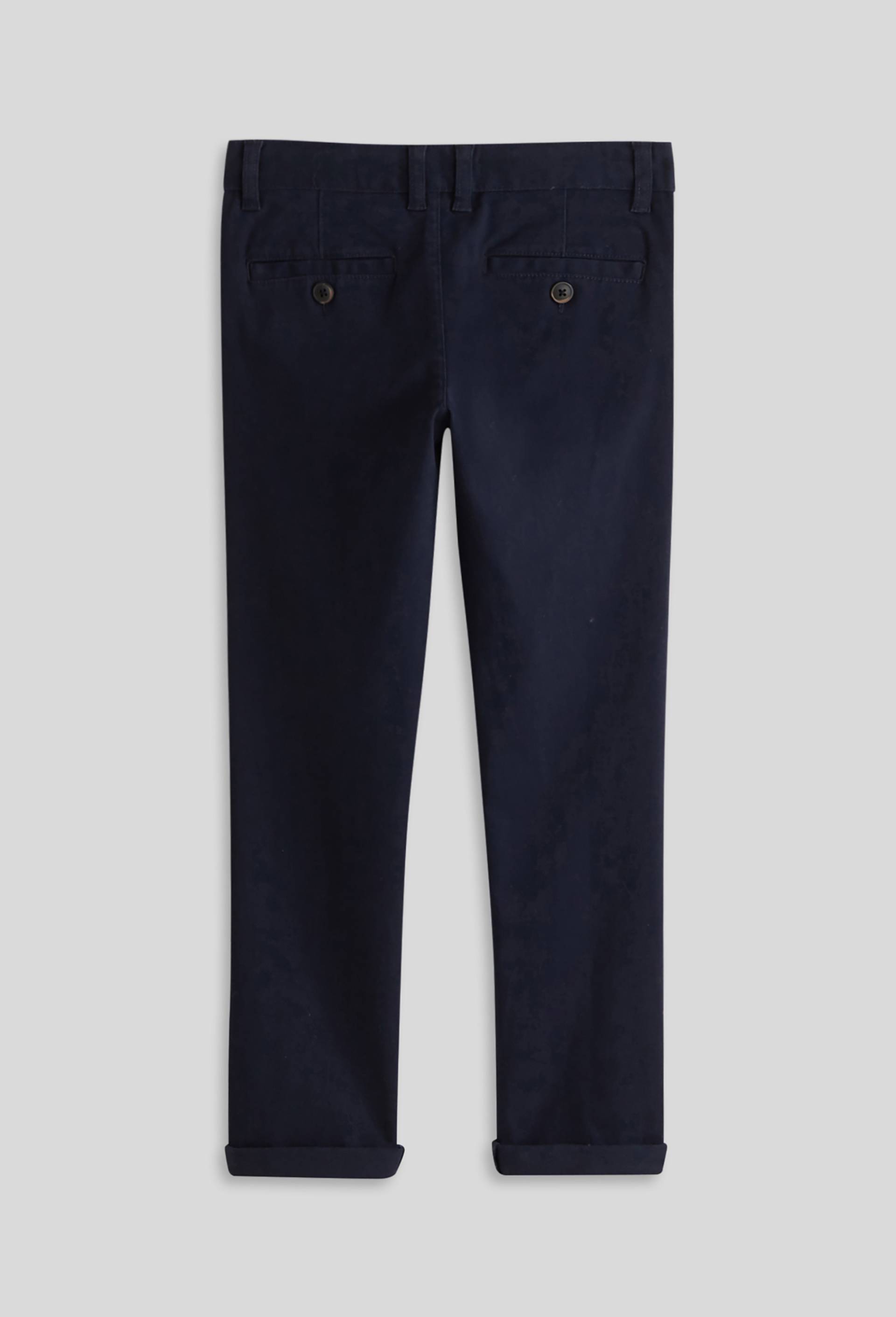 Pantalon chino contenant du coton BIO, Bleu fonc&eacute;, large image number 1.0