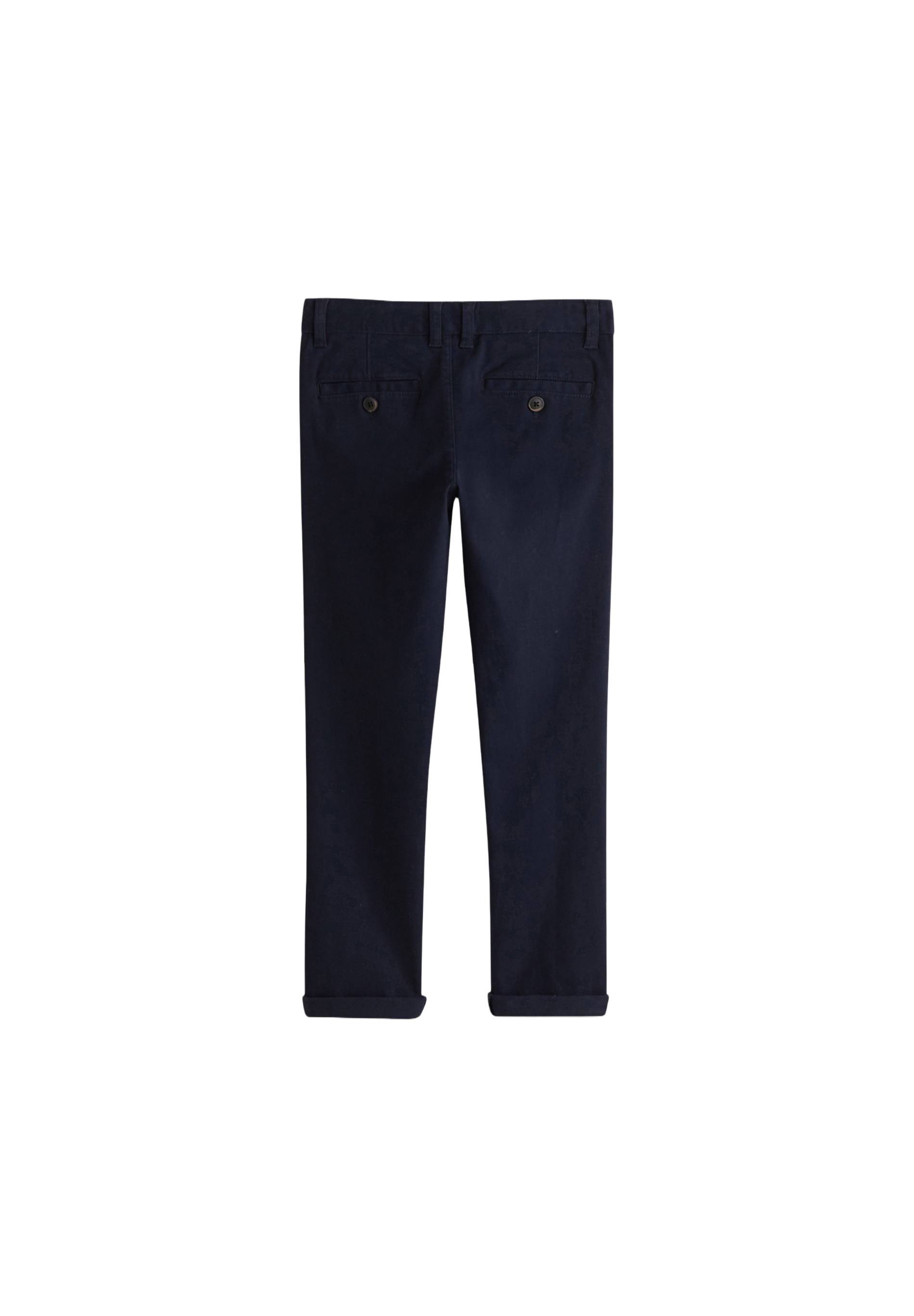 Pantalon chino contenant du coton BIO, Bleu fonc&eacute;, large image number 4