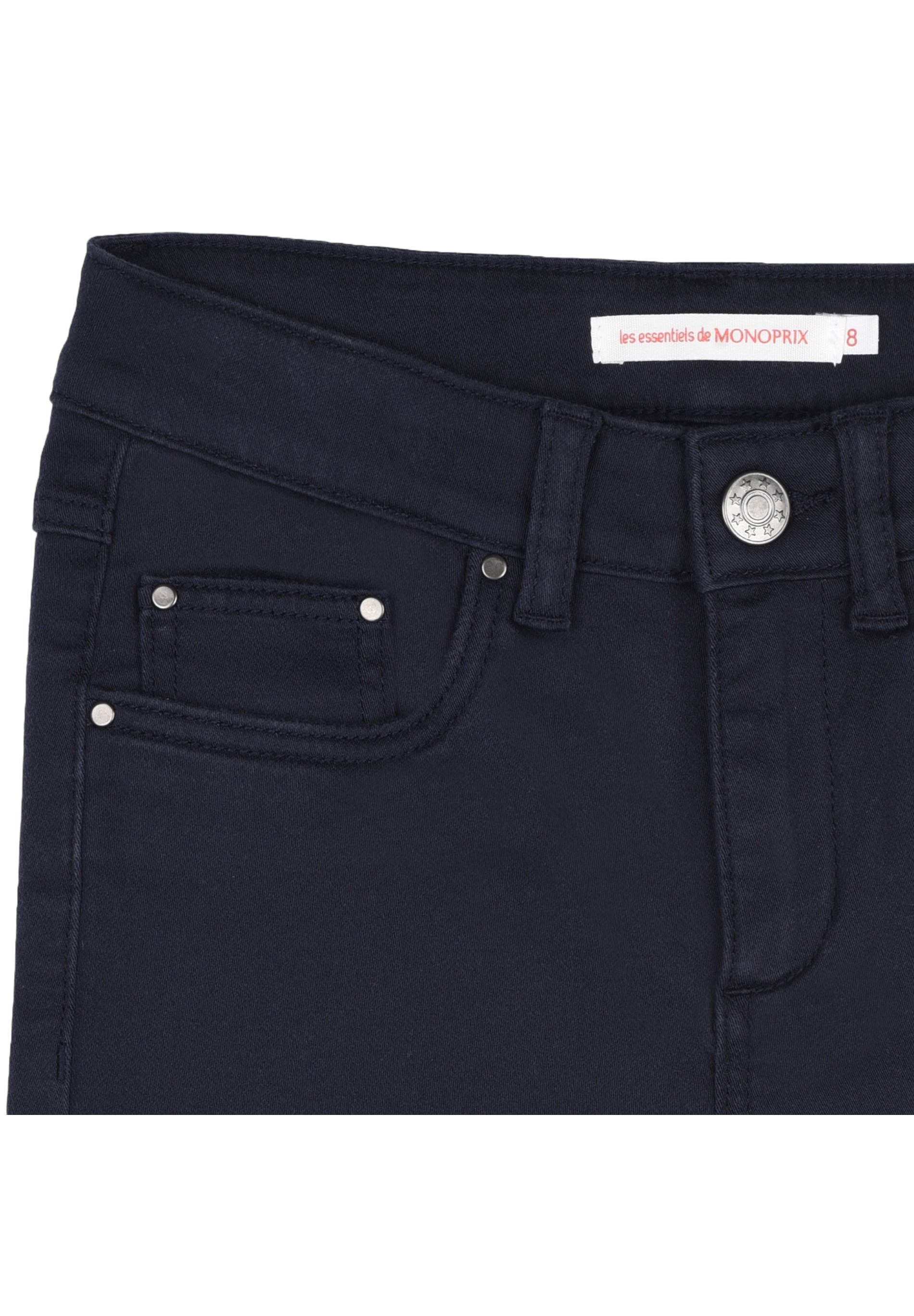 Pantalon en maille confortable contenant du coton BIO, Bleu foncé, large image number 5.0