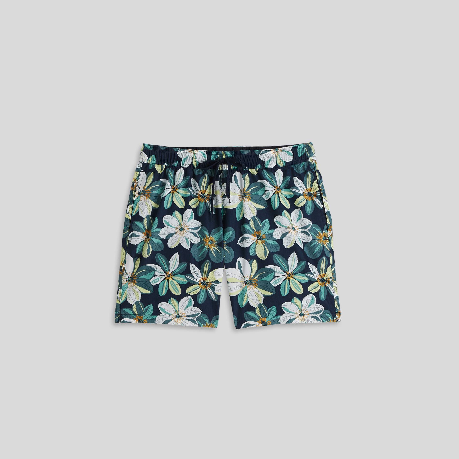 Short de bain imprimé, Bleu marine, large image number 2
