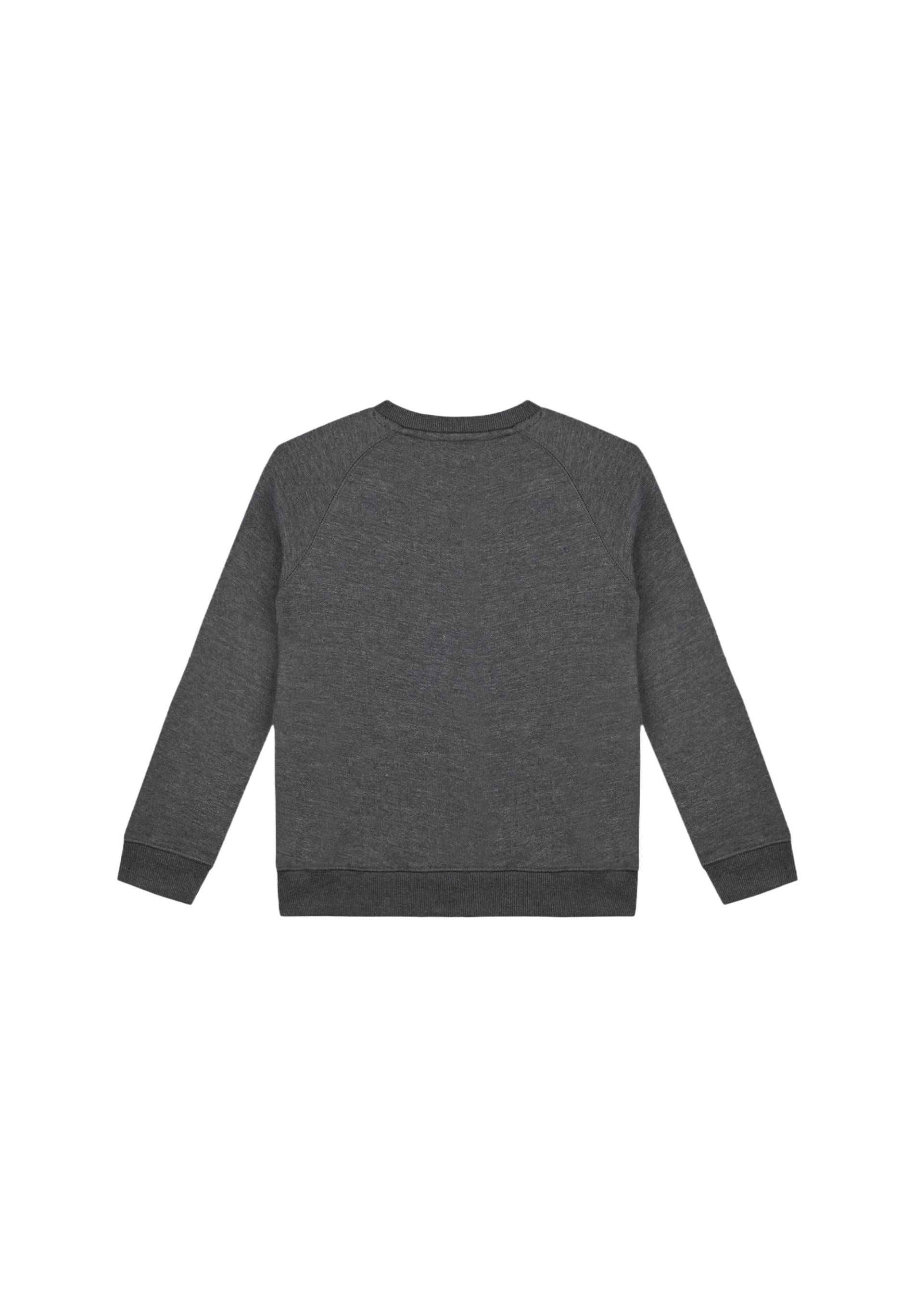 Sweat brodé en coton BIO, Gris foncé, large image number 4