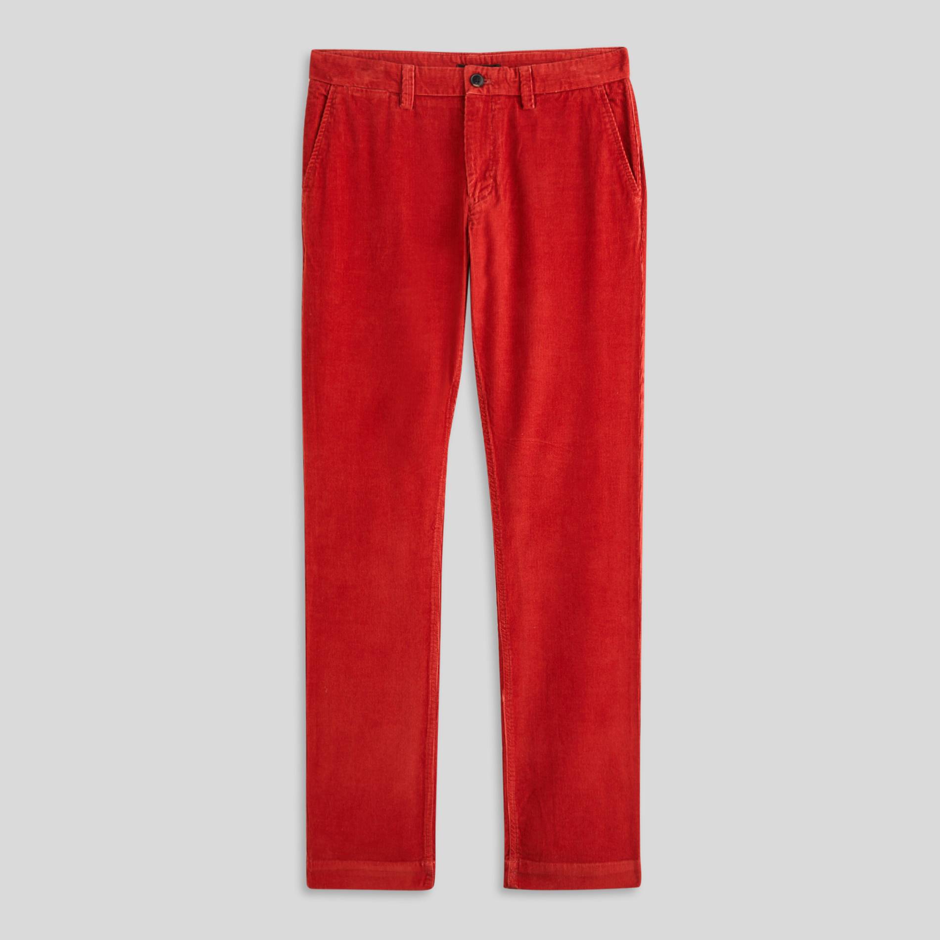Pantalon en velours en coton BIO, Rouge cuit, large image number 2