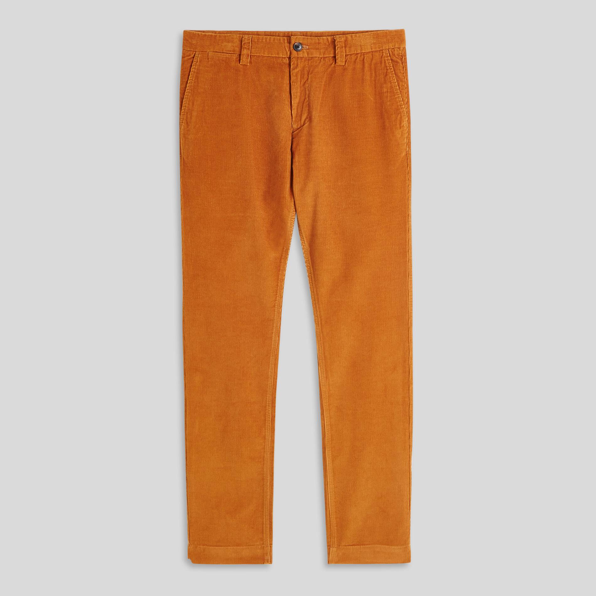 Pantalon en velours en coton BIO, Caramel, large image number 2.0