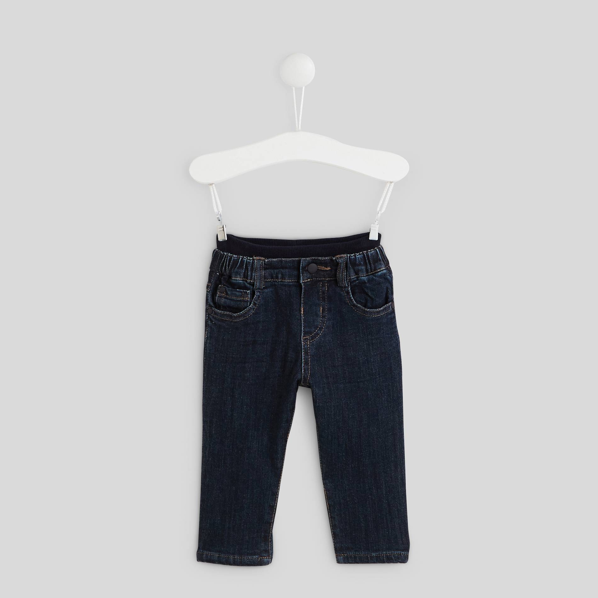 Jean élastique doublé Oeko-Tex, Bleu clair, large image number 0.0