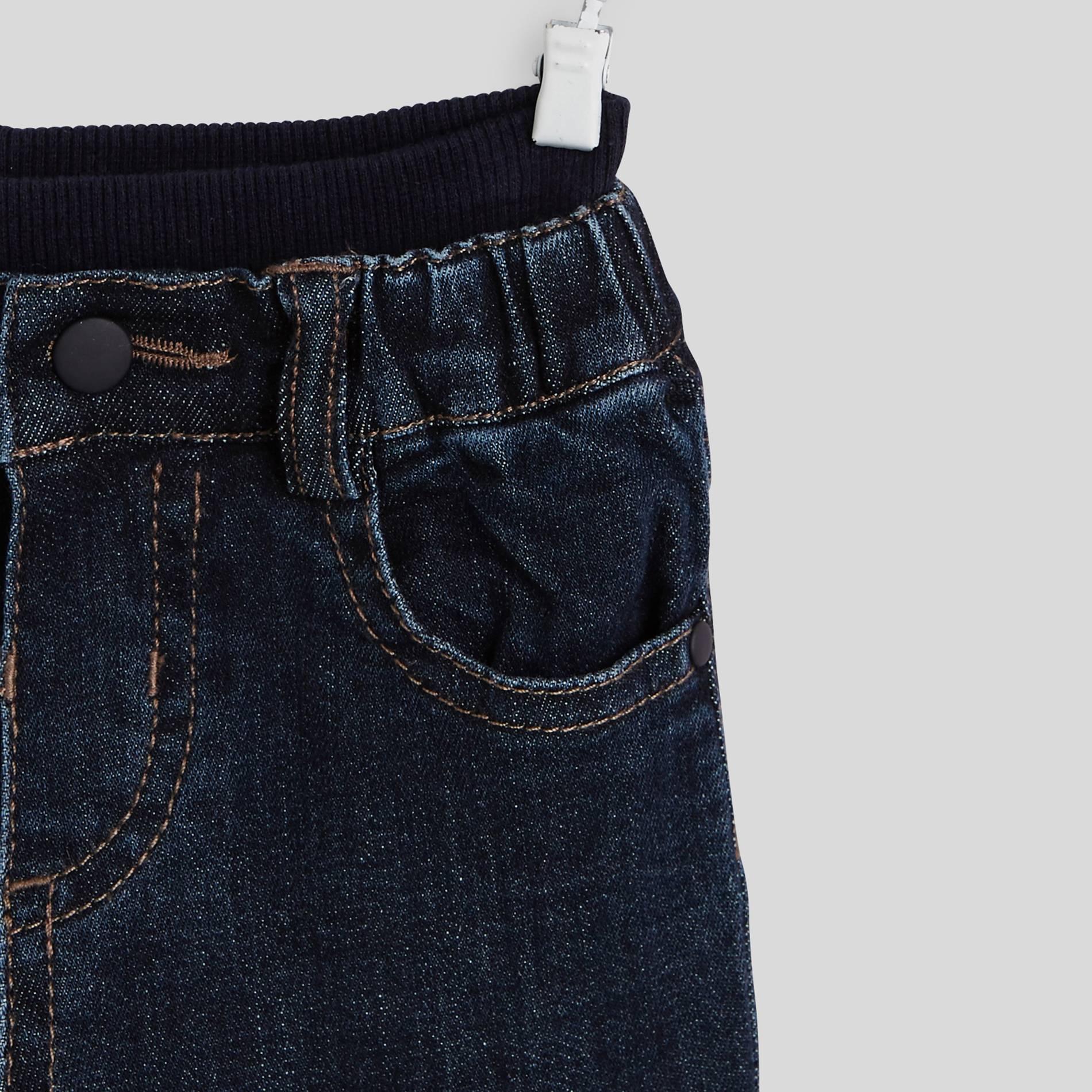 Jean élastique doublé Oeko-Tex, Bleu clair, large image number 2.0