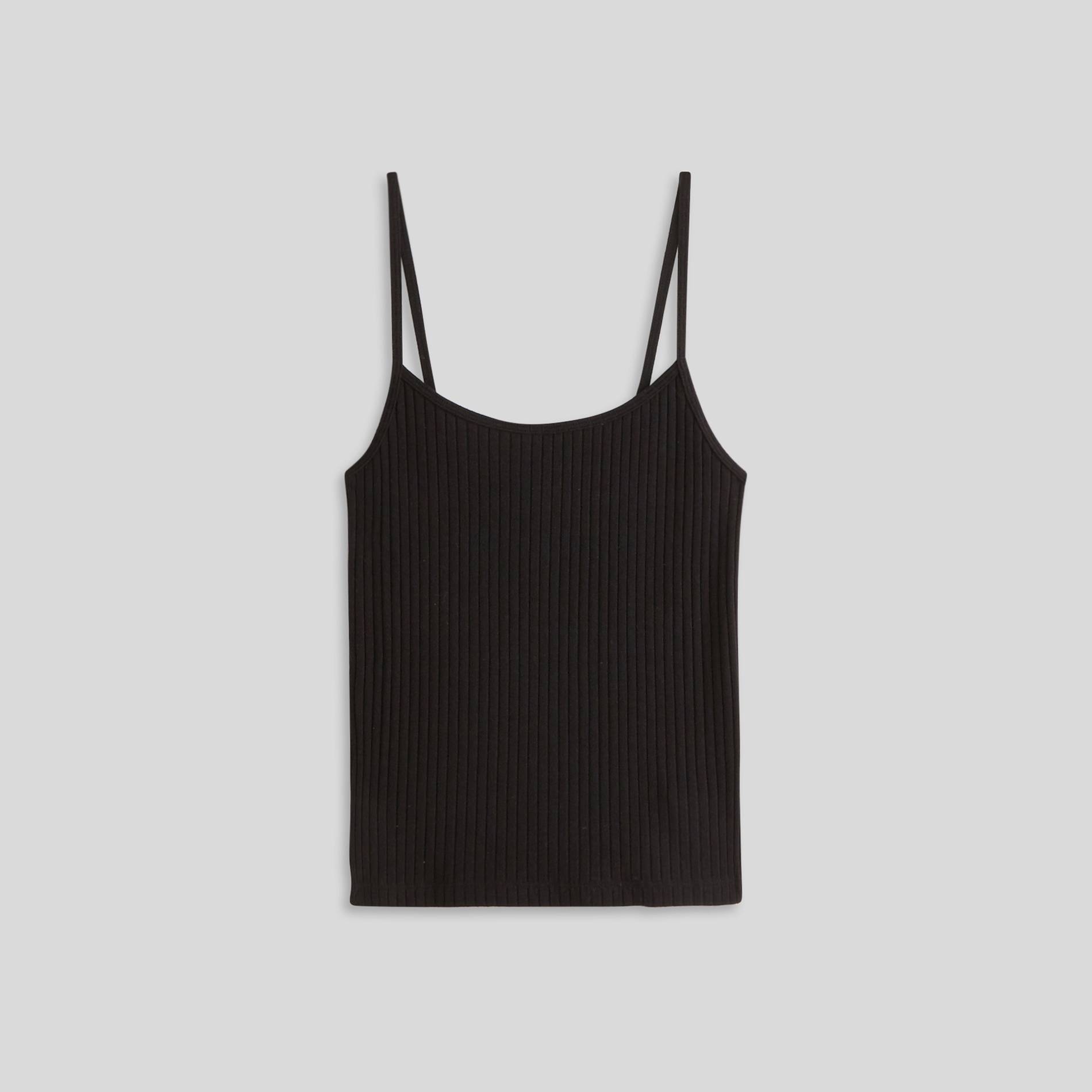 Top en coton, Noir, large image number 2