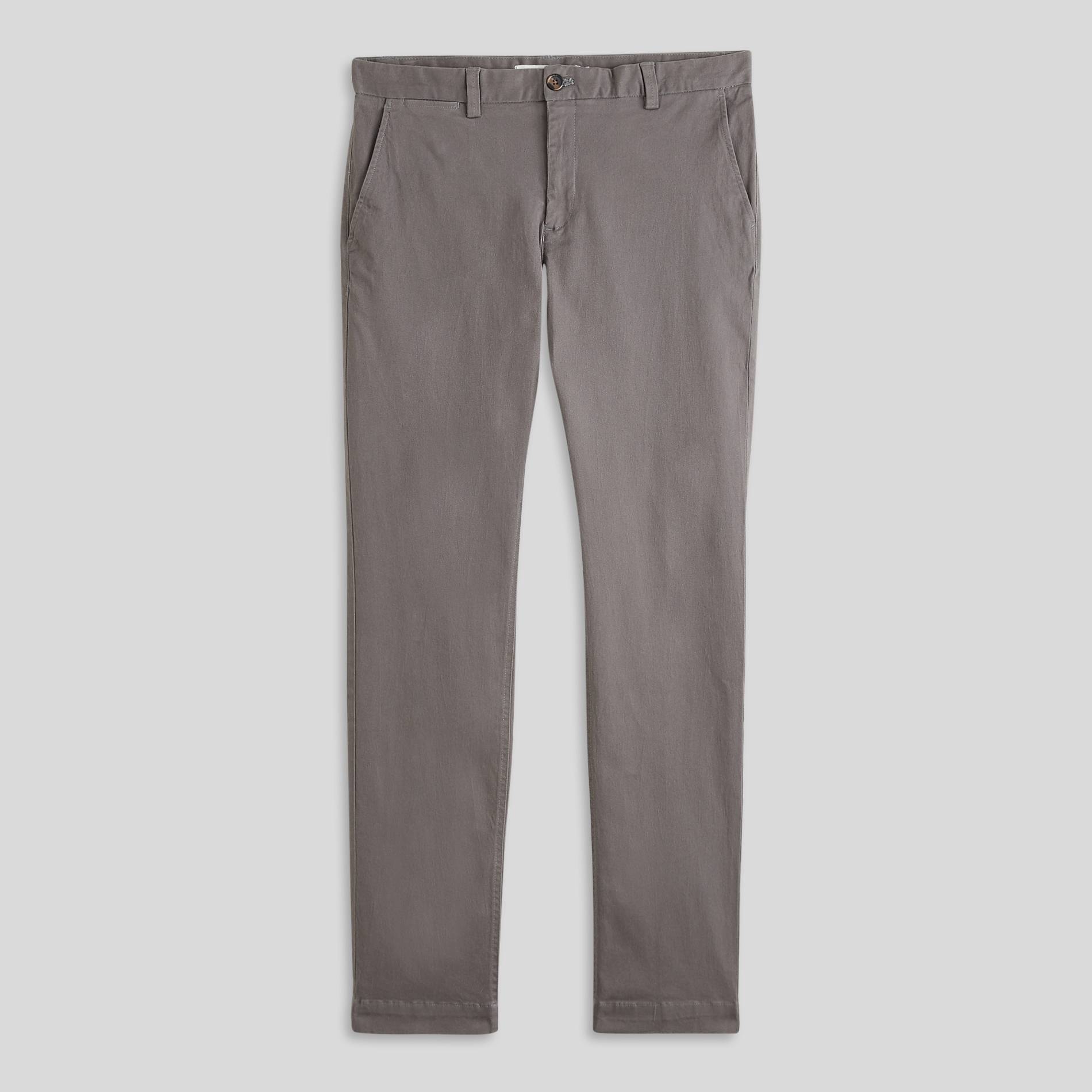 Pantalon chino straight en coton BIO, Gris foncé, large image number 2.0