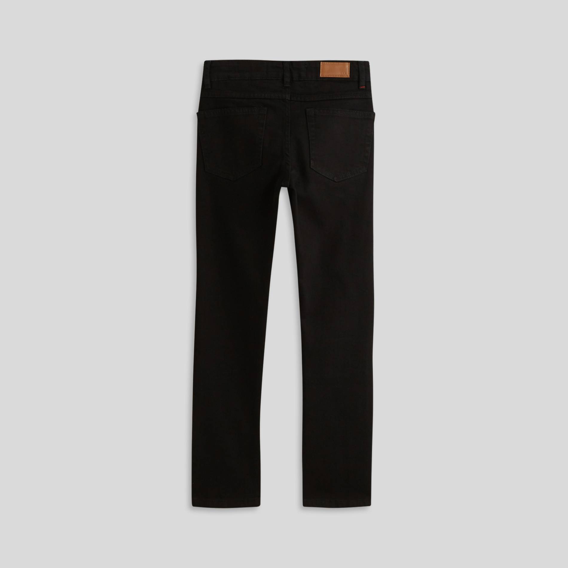 Pantalon en jean slim contenant du coton BIO, Noir, large image number 1