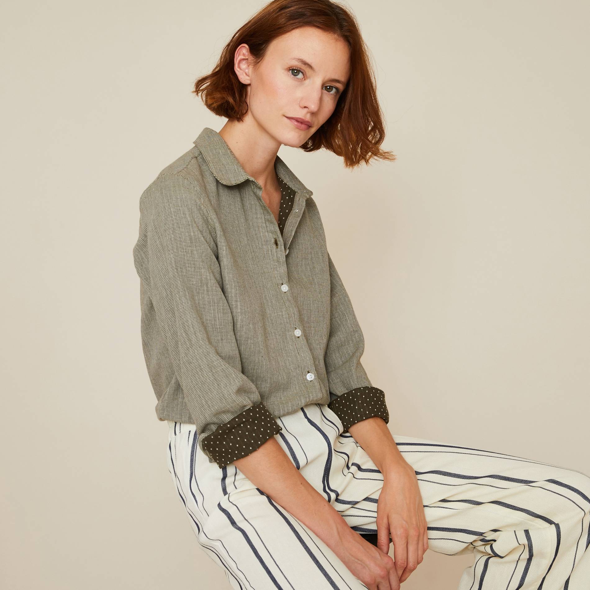 Chemise en coton BIO, Ecru, large image number 0
