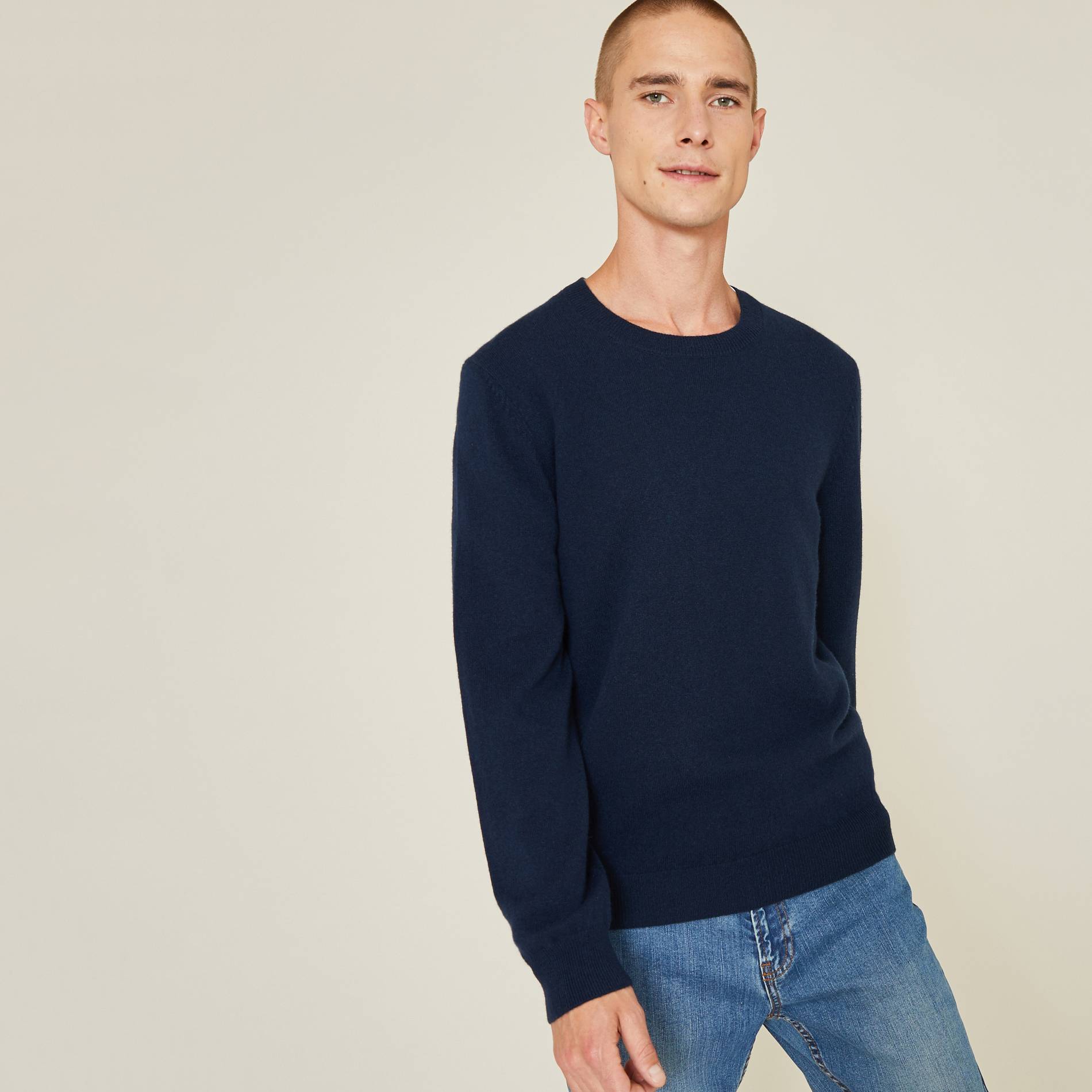 Pull en laine et cachemire, Bleu clair, large image number 0
