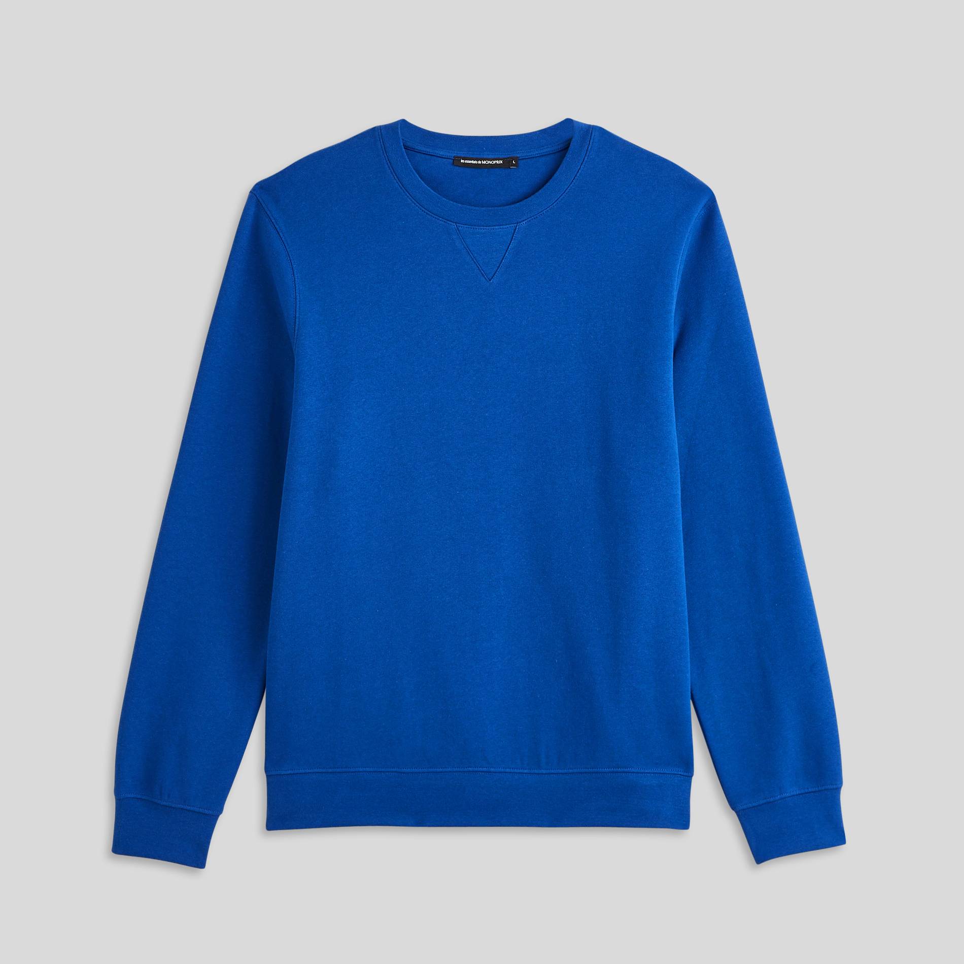 Sweat contenant du coton BIO, Indigo, large image number 2