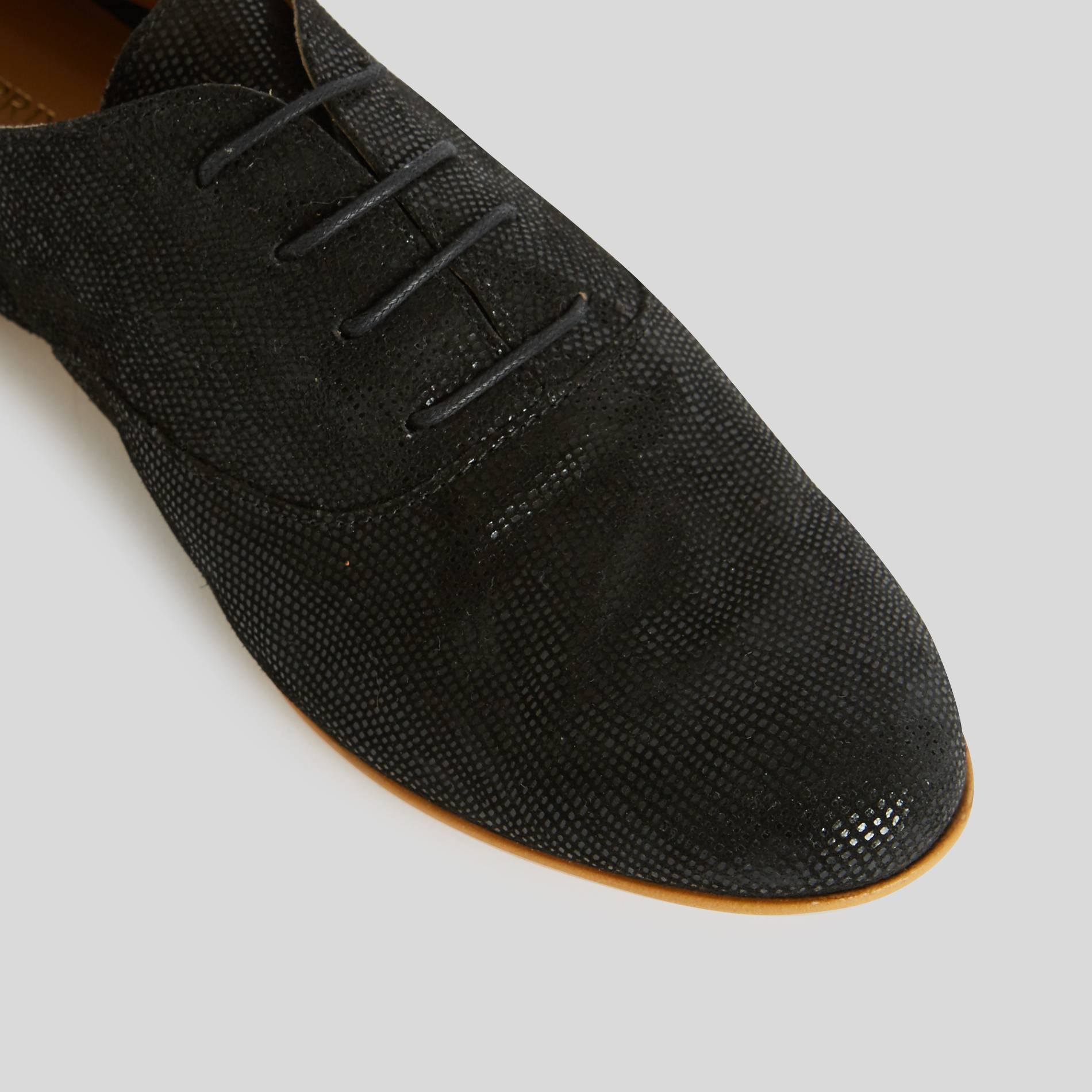 Derbies en cuir irisées, Noir, large image number 2