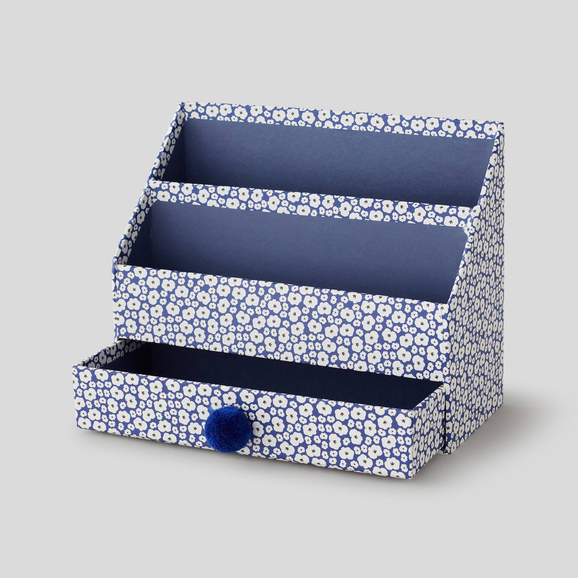Porte-courrier, Bleu marine, large image number 0