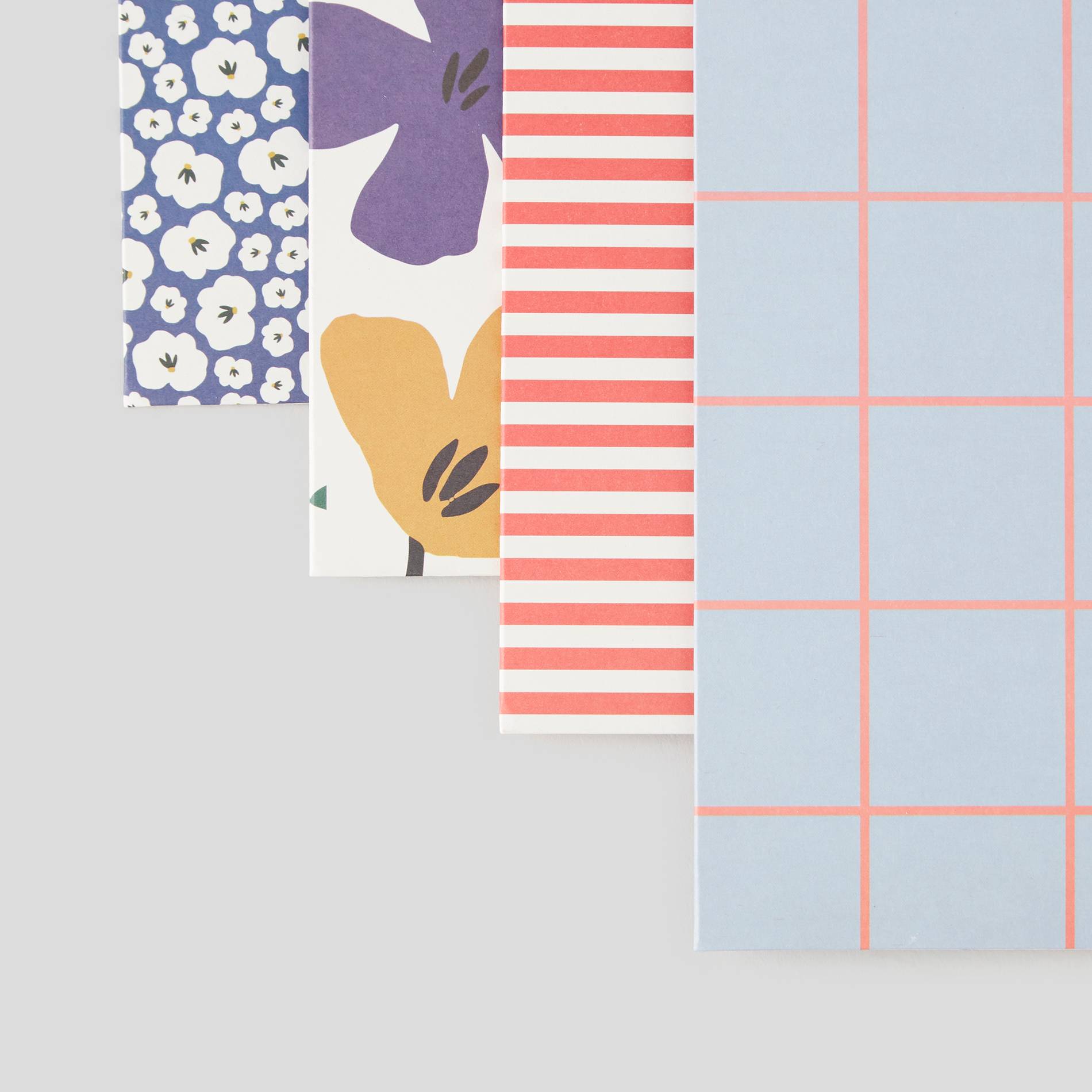 Set de 4 pochettes papier, Blanc, large image number 1.0