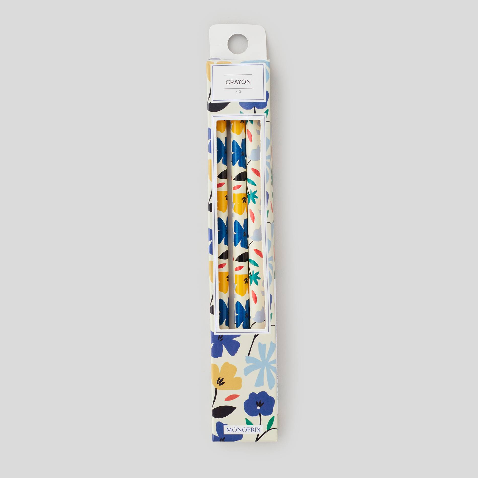 Lot de 3 crayons, Blanc, large image number 0