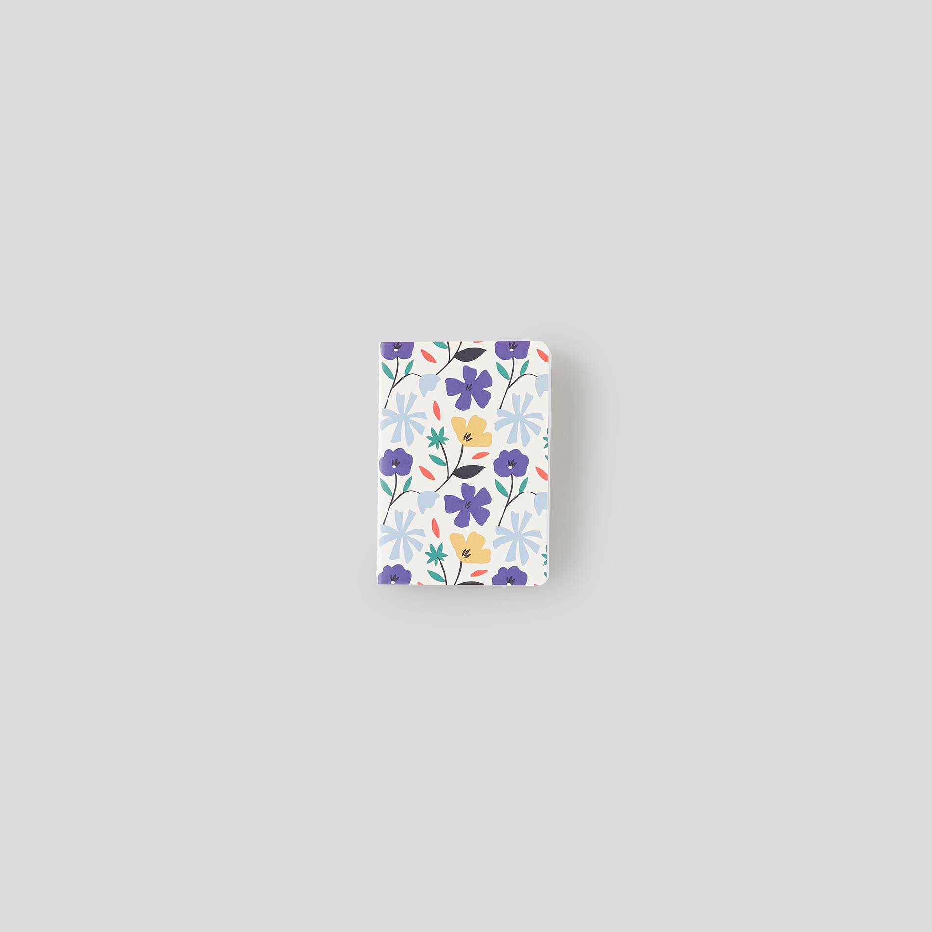 Cahier à fleurs A6, Vert foncé, large image number 0