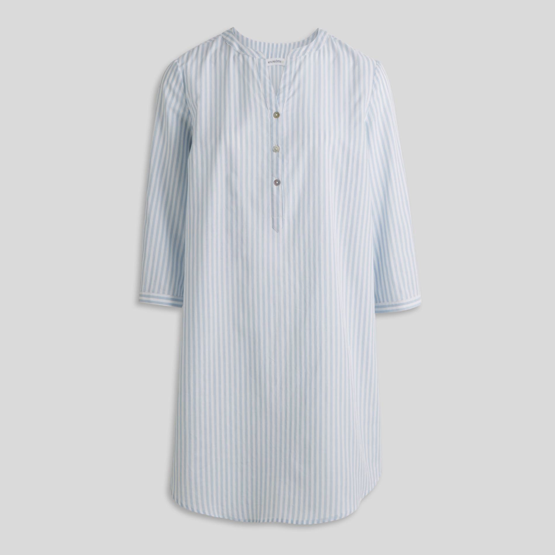 Chemise de nuit manches 3/4, Bleu pâle, large image number 0.0