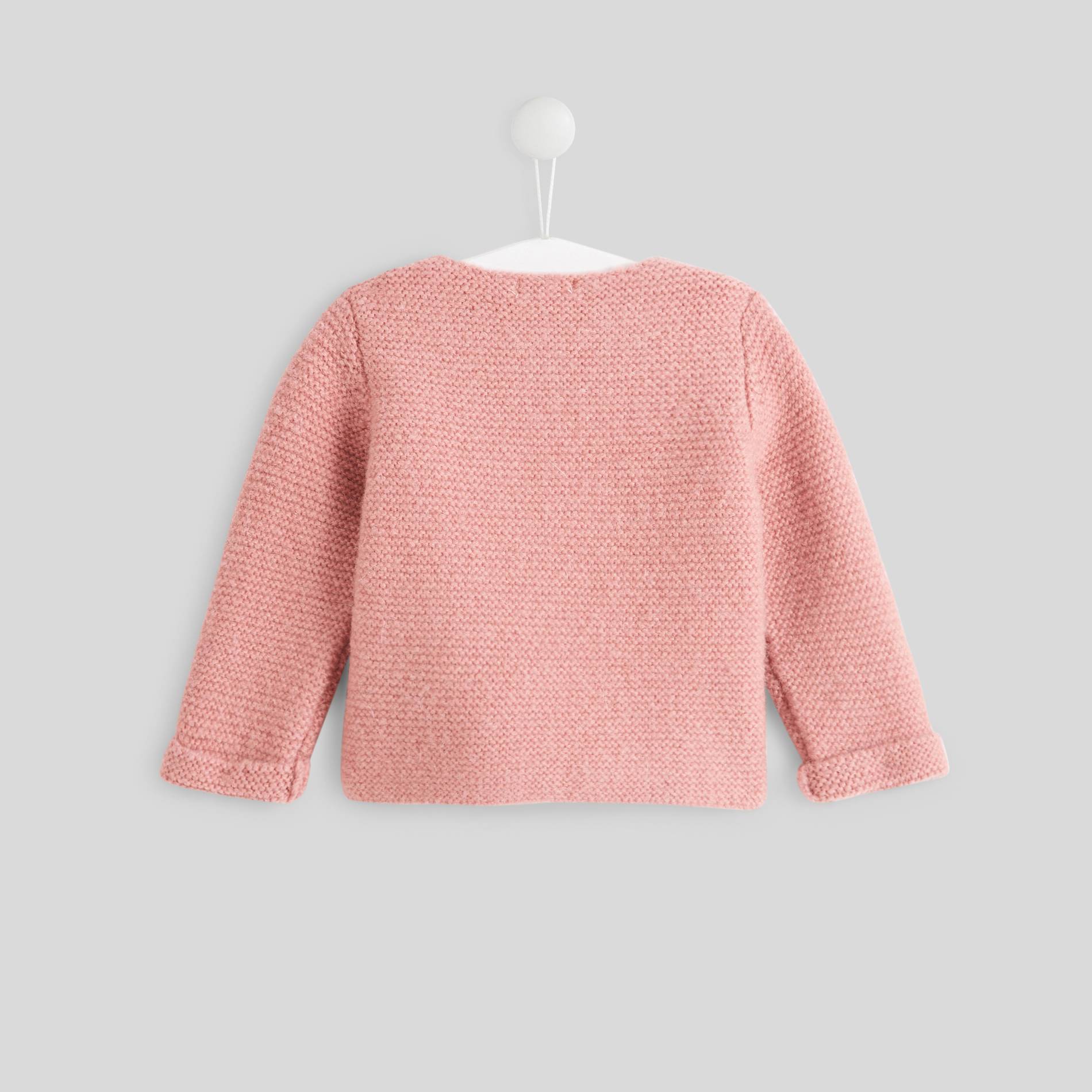 Cardigan point mousse, Bois de rose, large image number 1
