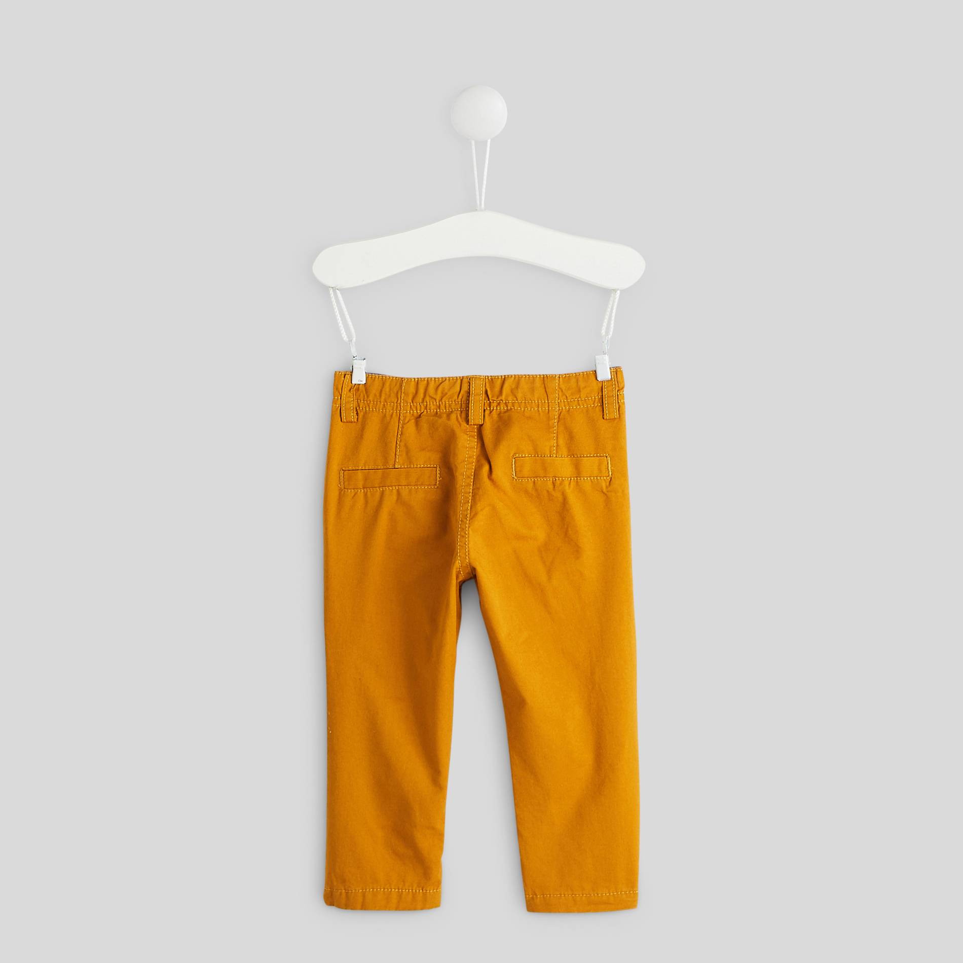 Pantalon twill doublé, Caramel, large image number 1.0