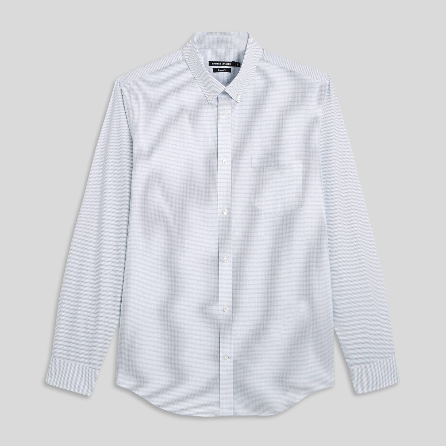Chemise rayée en coton, Blanc, large image number 2