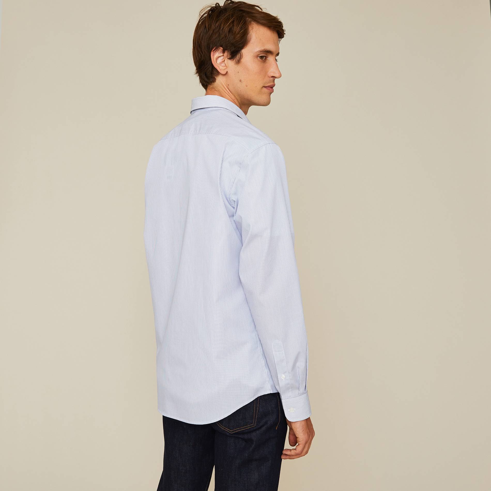 Chemise carreaux coupe regular, Blanc, large image number 1