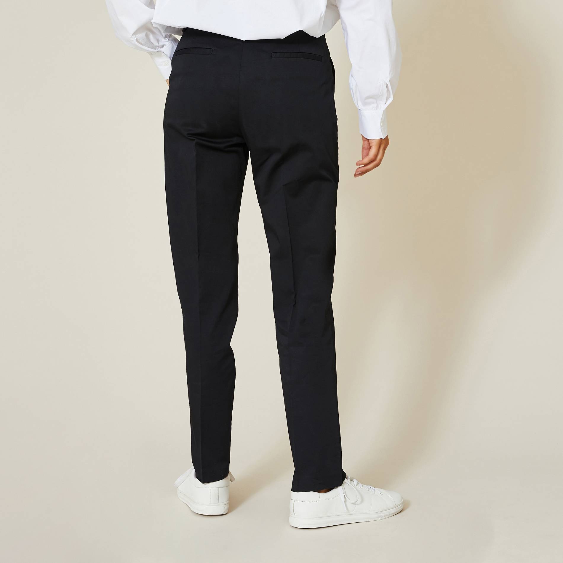 Pantalon droit 7/8, Noir, large image number 1