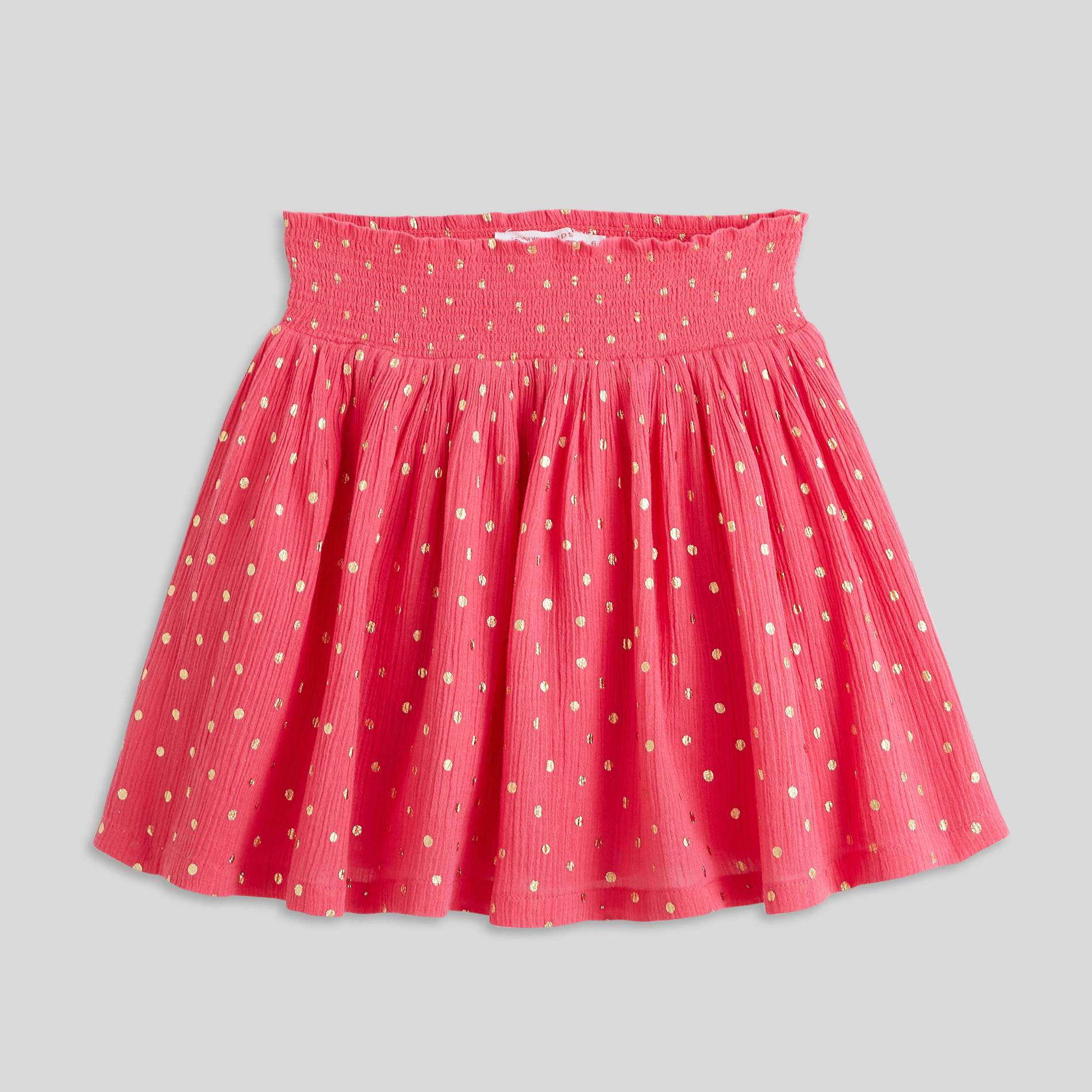 Jupe short en crêpon, Fuchsia, large image number 0