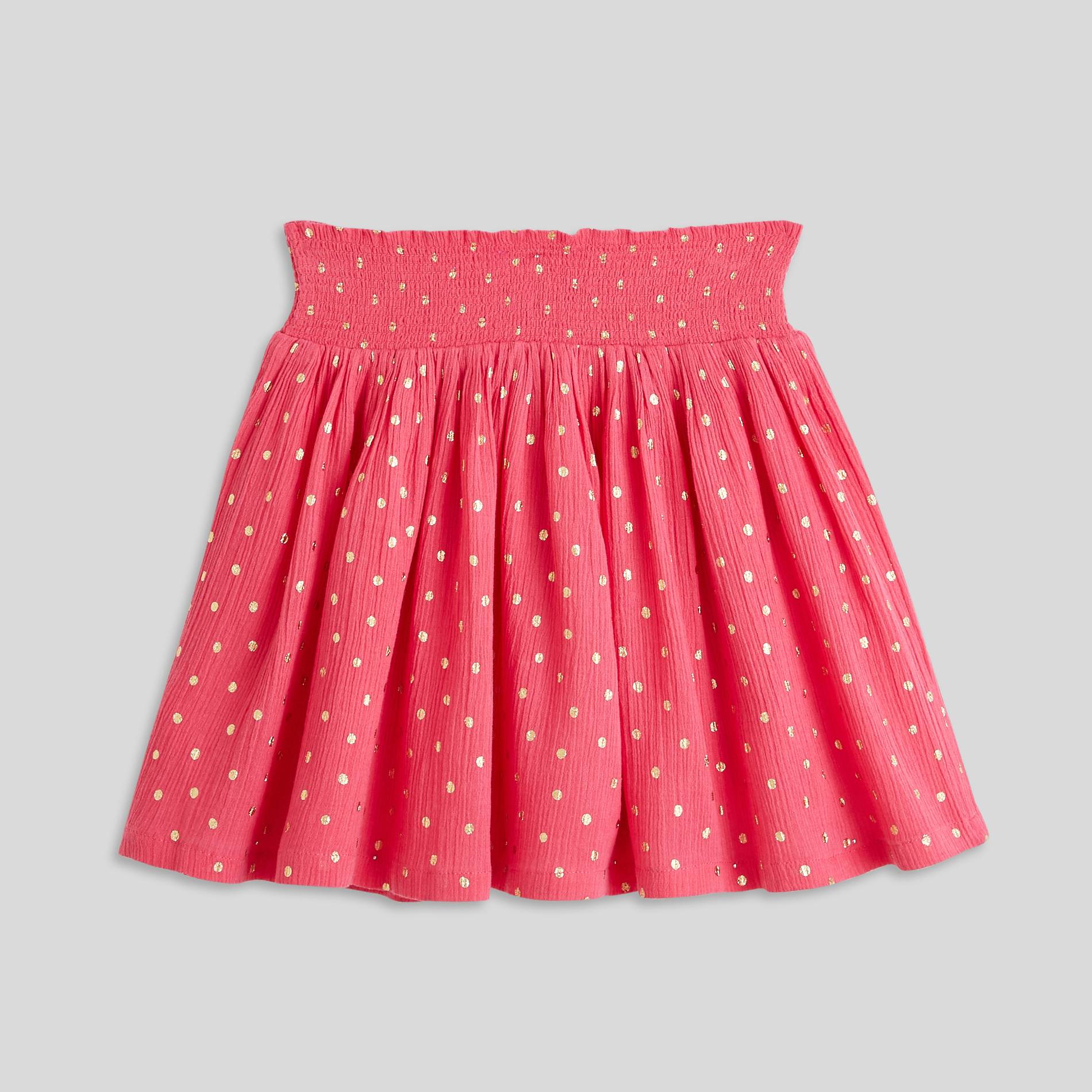 Jupe short en crêpon, Fuchsia, large image number 1.0