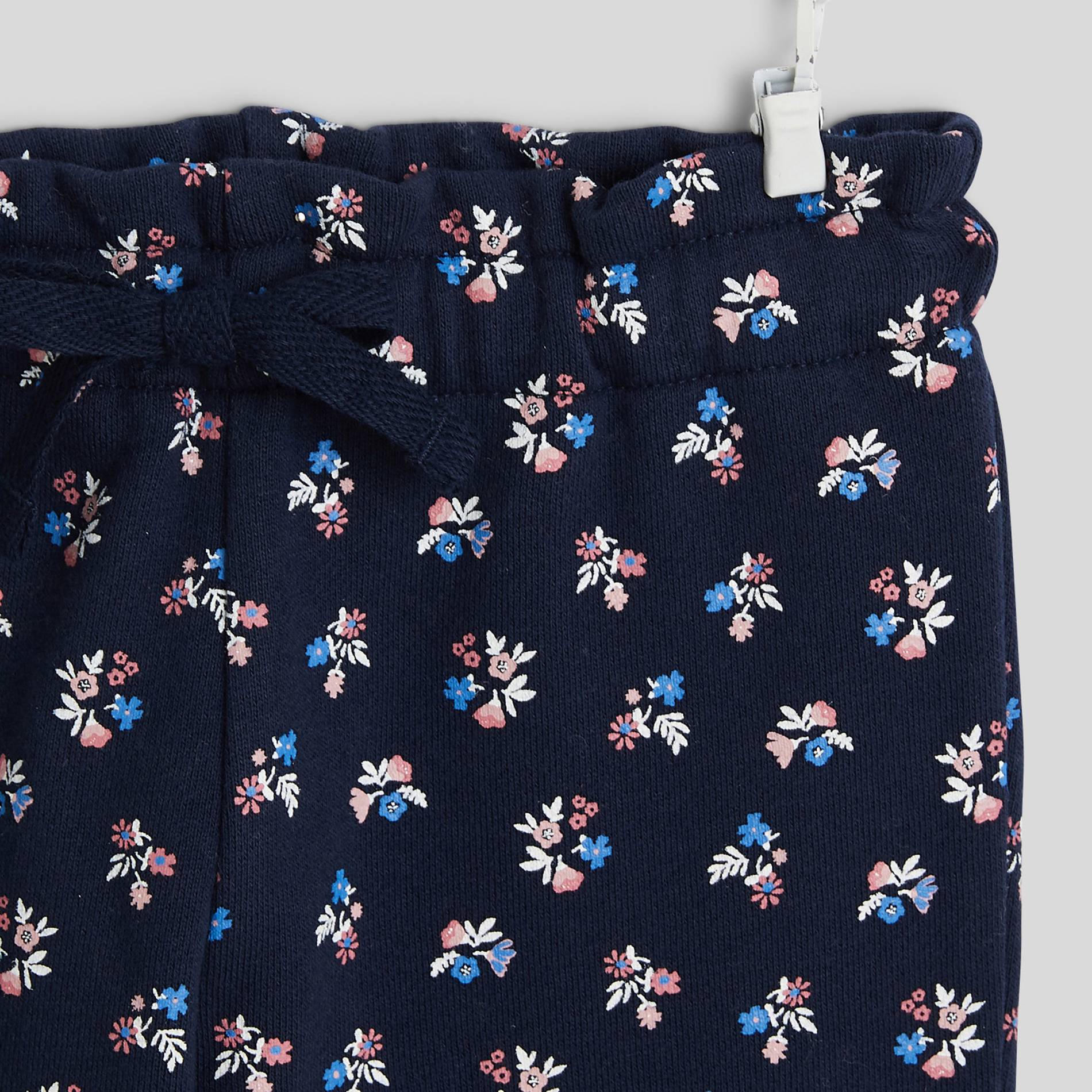 Pantalon molleton imprimé en coton BIO, Indigo, large image number 2