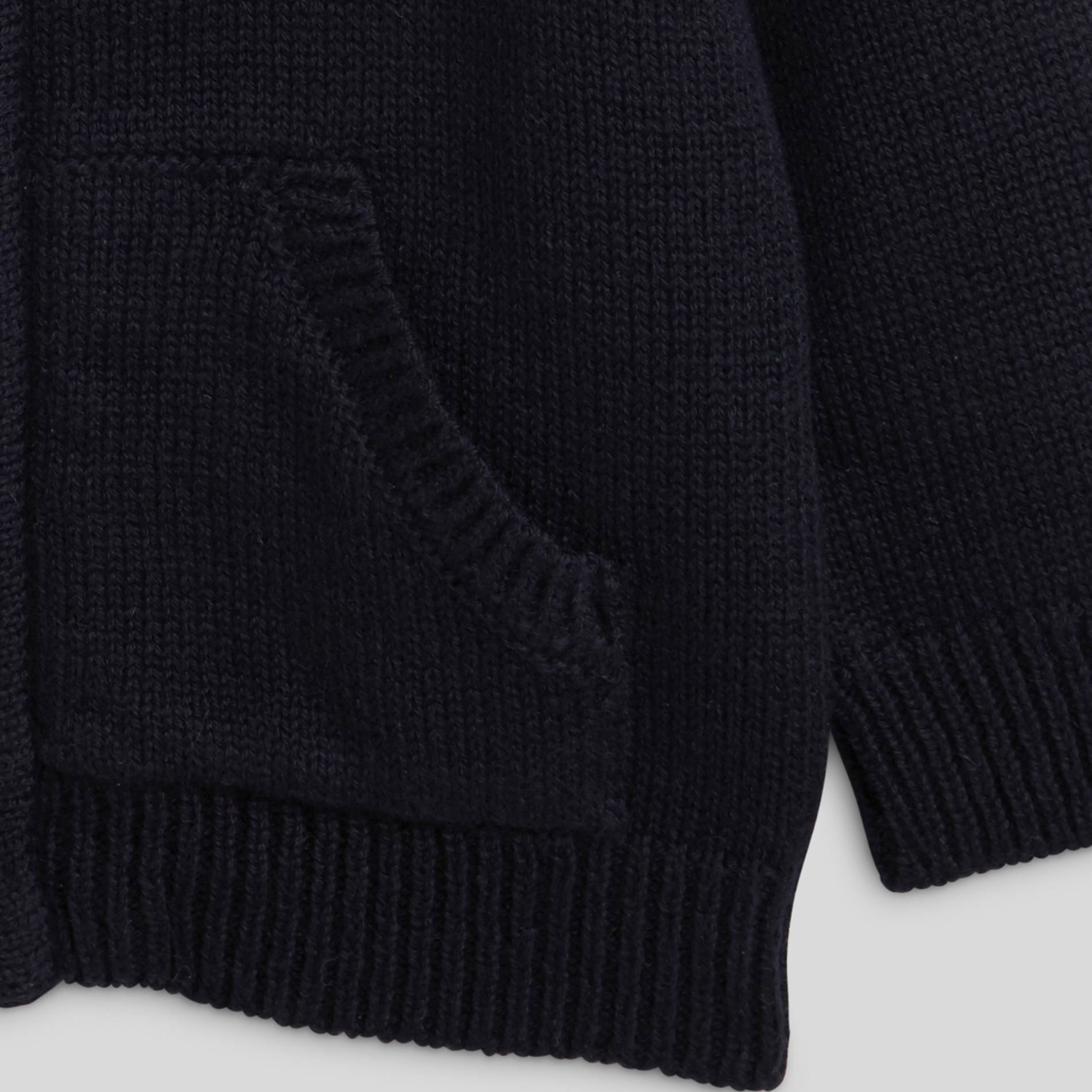 Cardigan à capuche Oeko-Tex, Bleu marine, large image number 2
