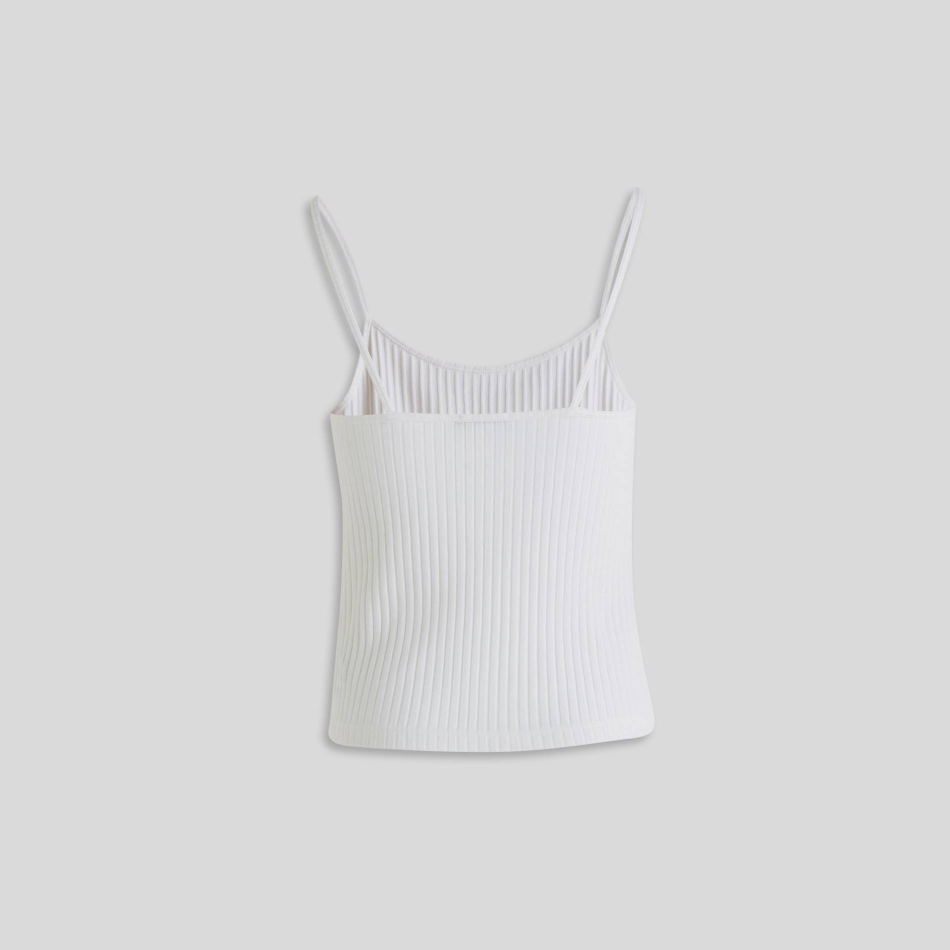 Top côtelé jersey, Blanc, large image number 1
