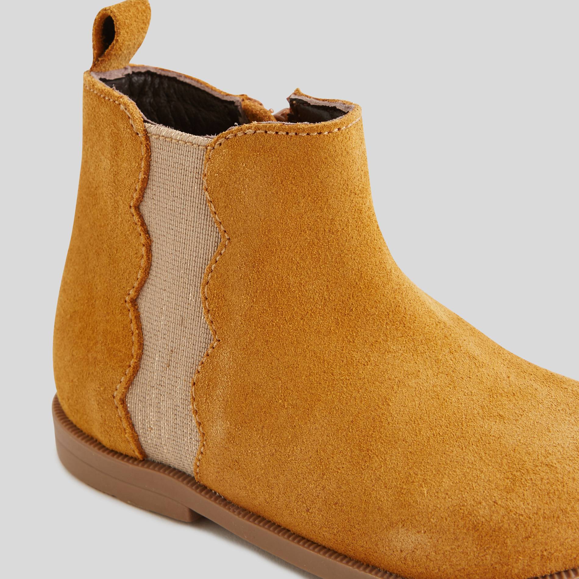 Bottines en cuir, Brun clair, large image number 2