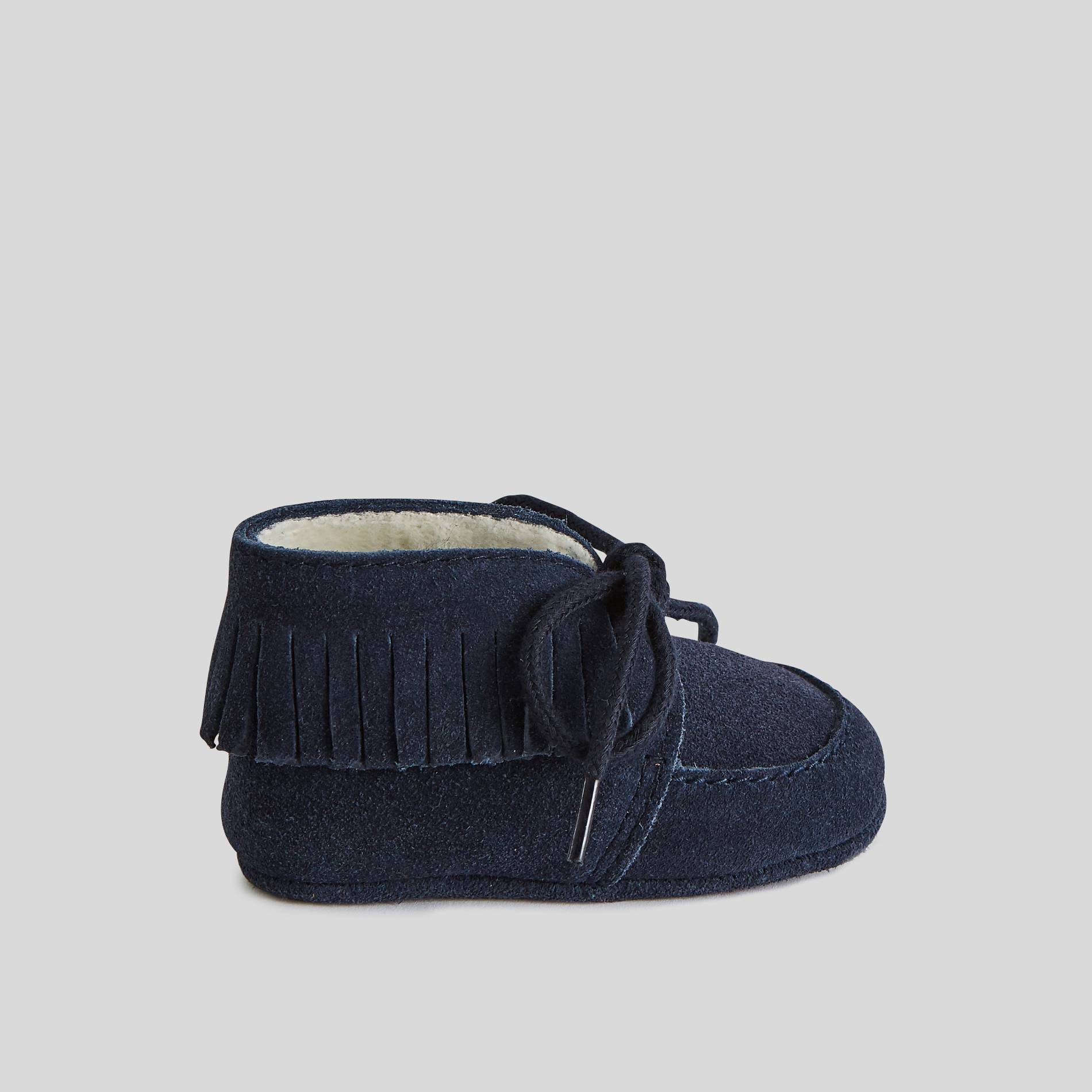 Chaussures en cuir, Bleu marine, large image number 0