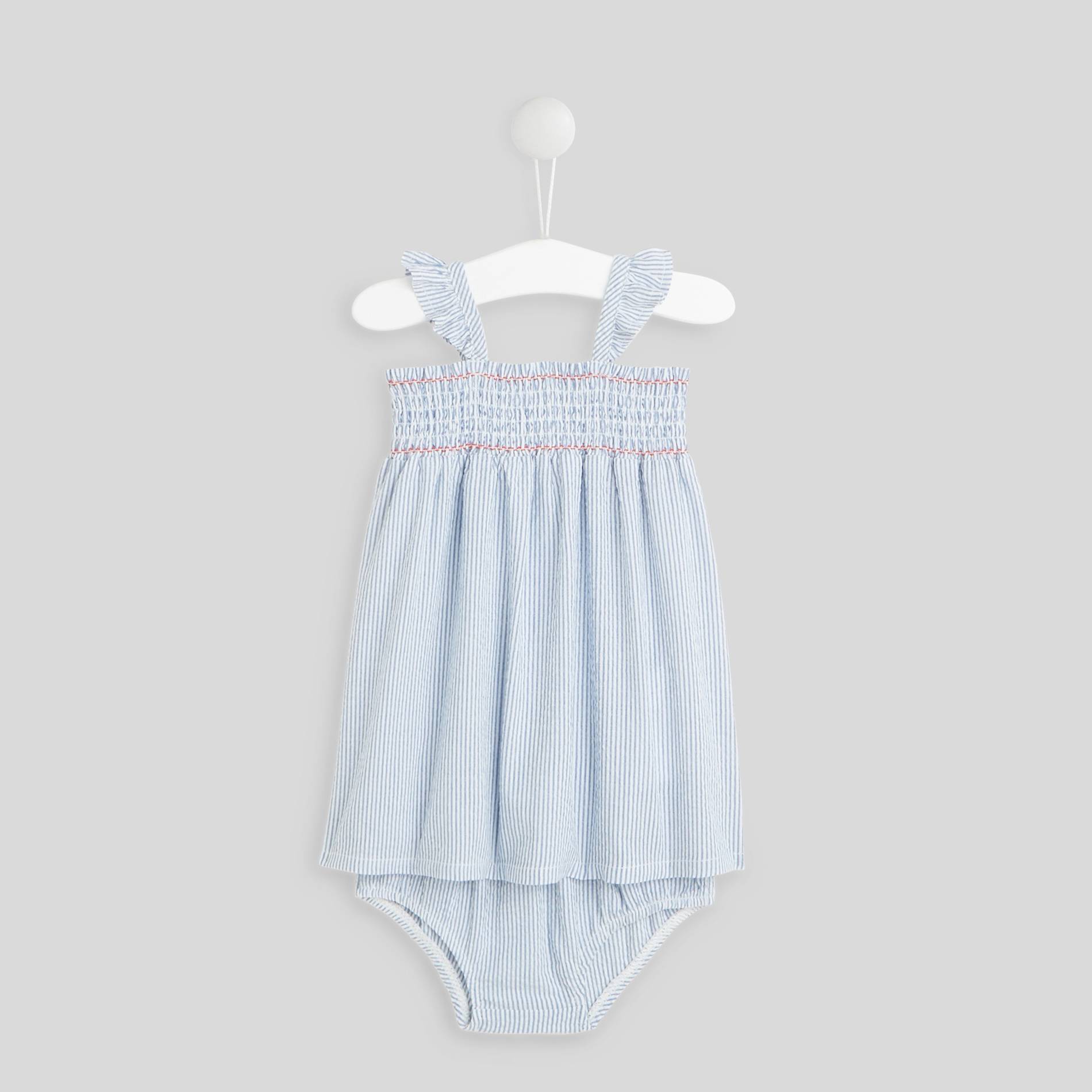 Robe rayée, Bleu, large image number 0