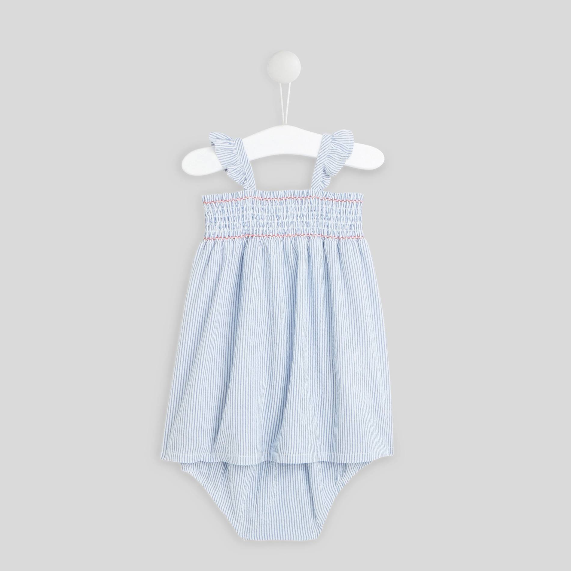 Robe rayée, Bleu, large image number 1