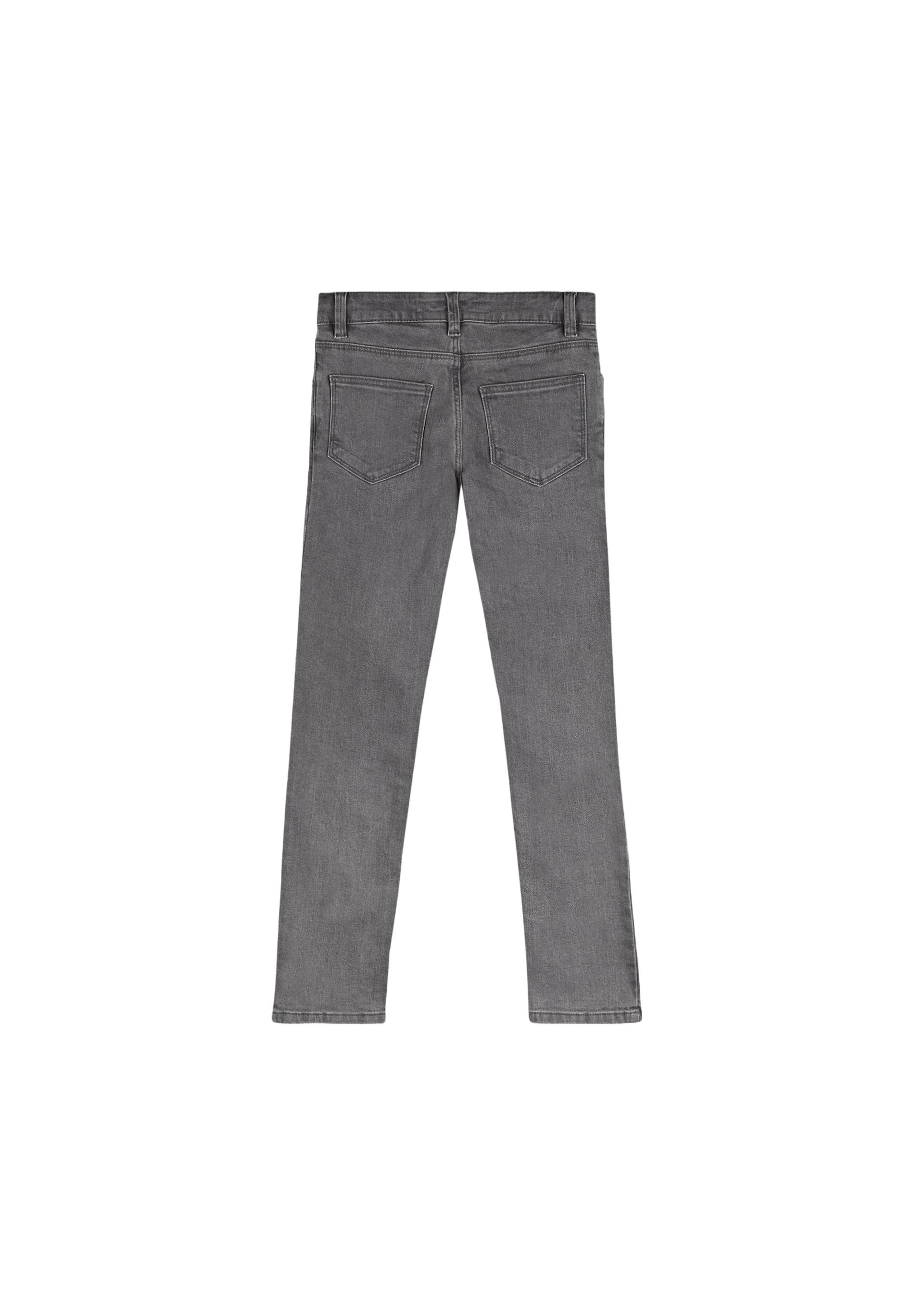 Jean slim, coton BIO et Oeko-Tex, Gris foncé, large image number 4
