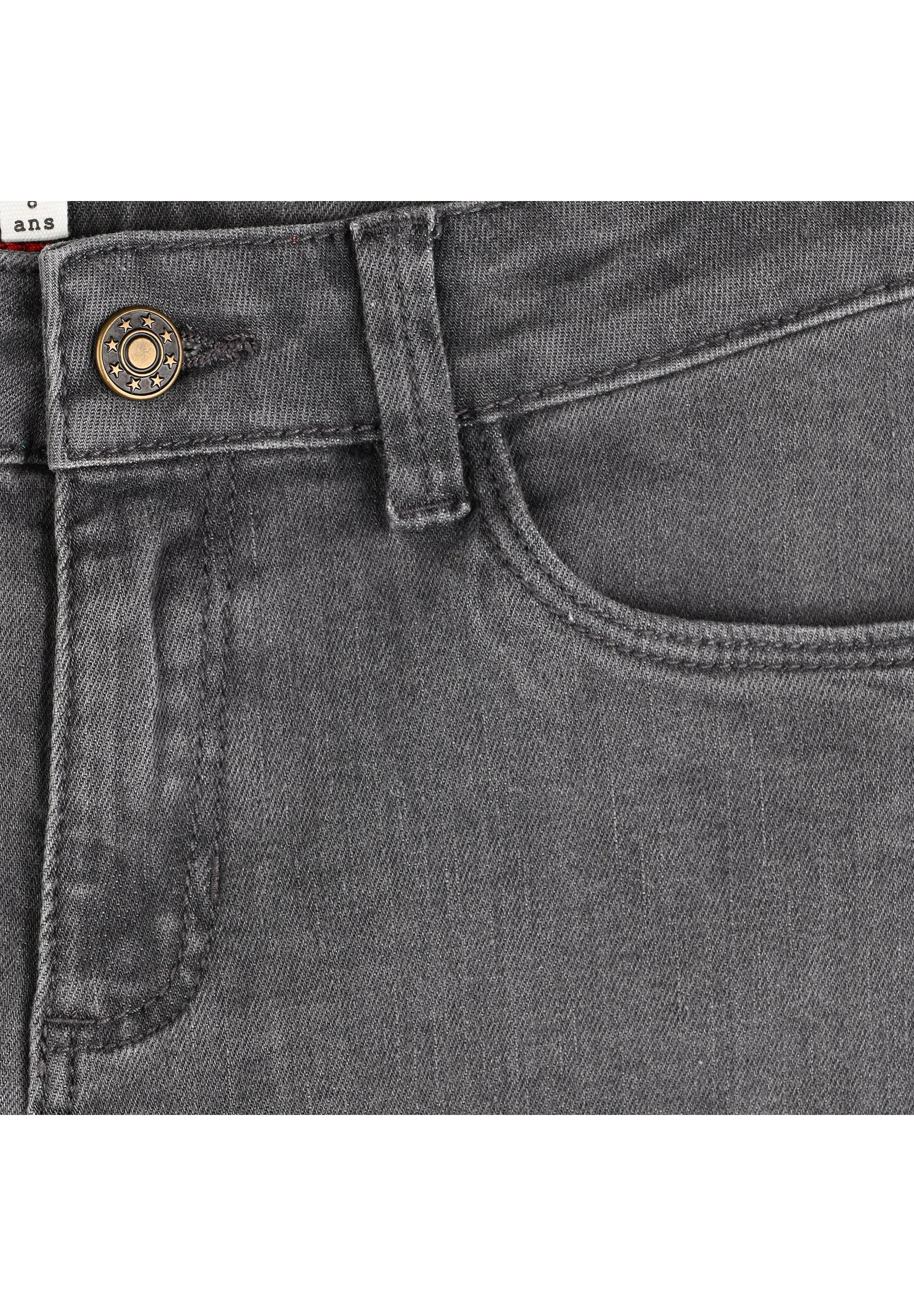 Jean slim, coton BIO et Oeko-Tex, Gris foncé, large image number 5.0