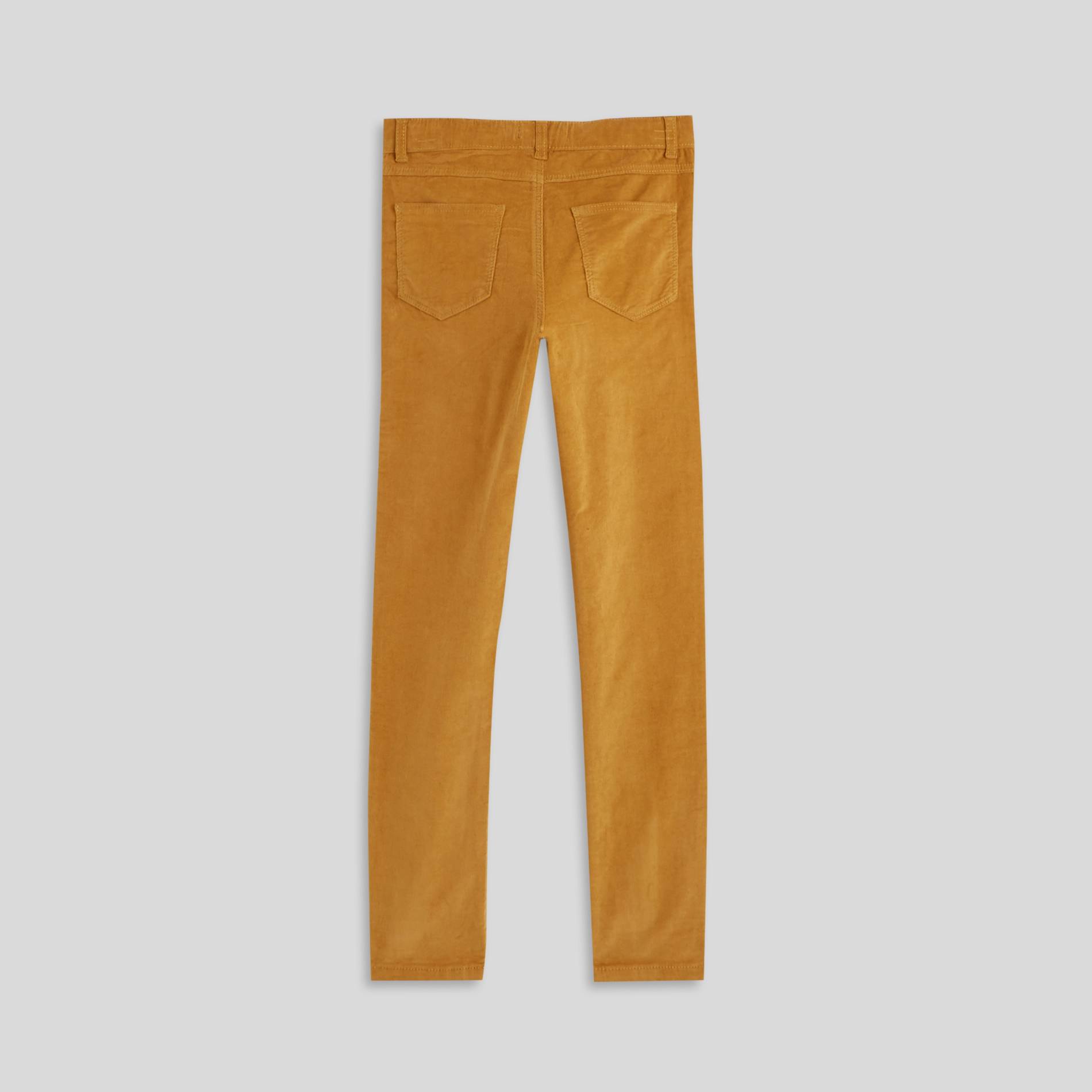 Jegging en velours, Moutarde, large image number 1