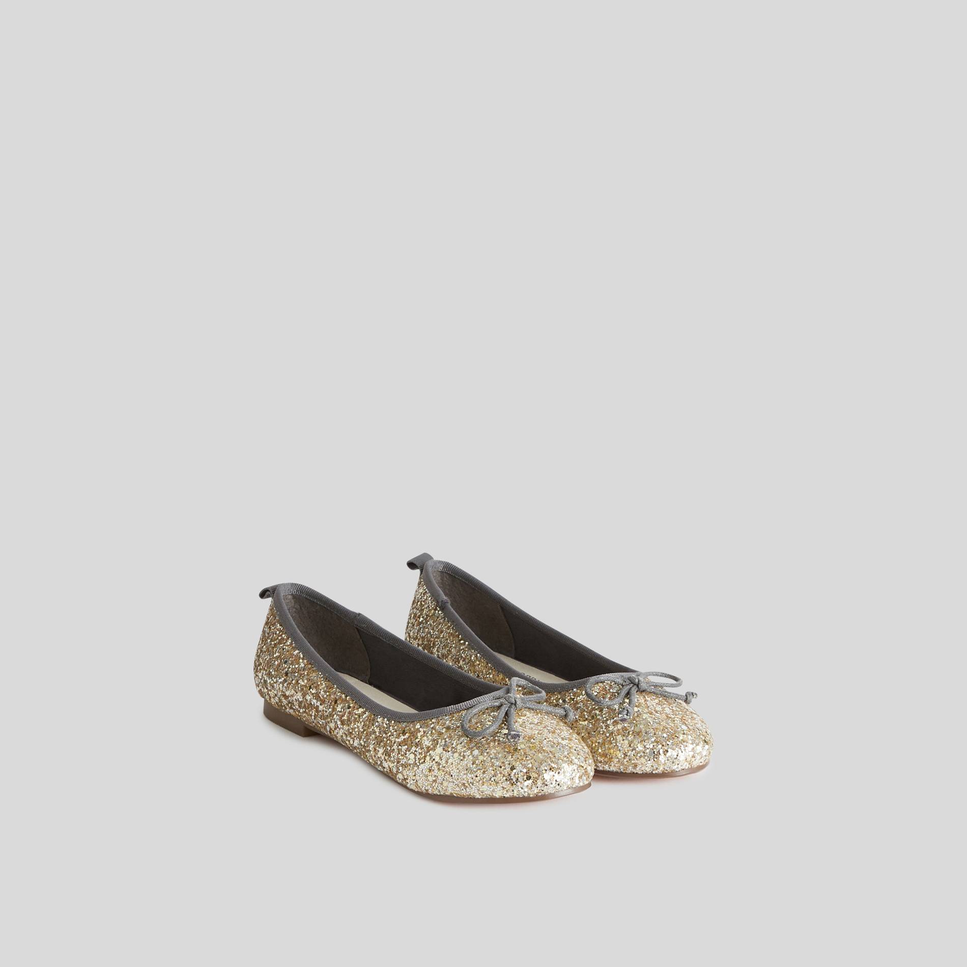 Ballerines brillantes, Or, large image number 1.0