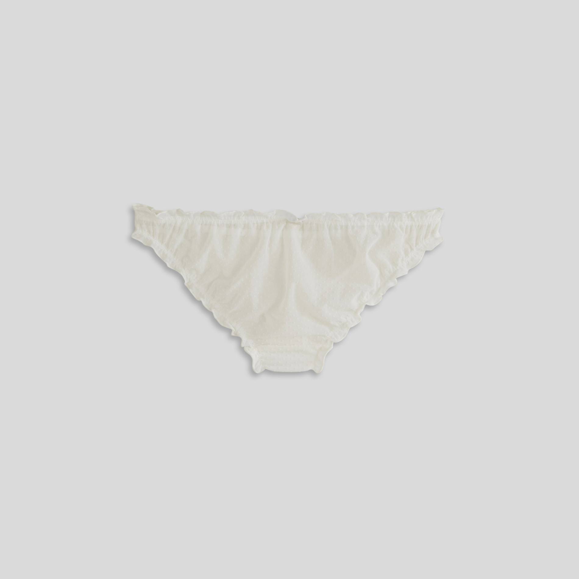 Culotte froufrous en dentelle et tulle, Ecru, large image number 1